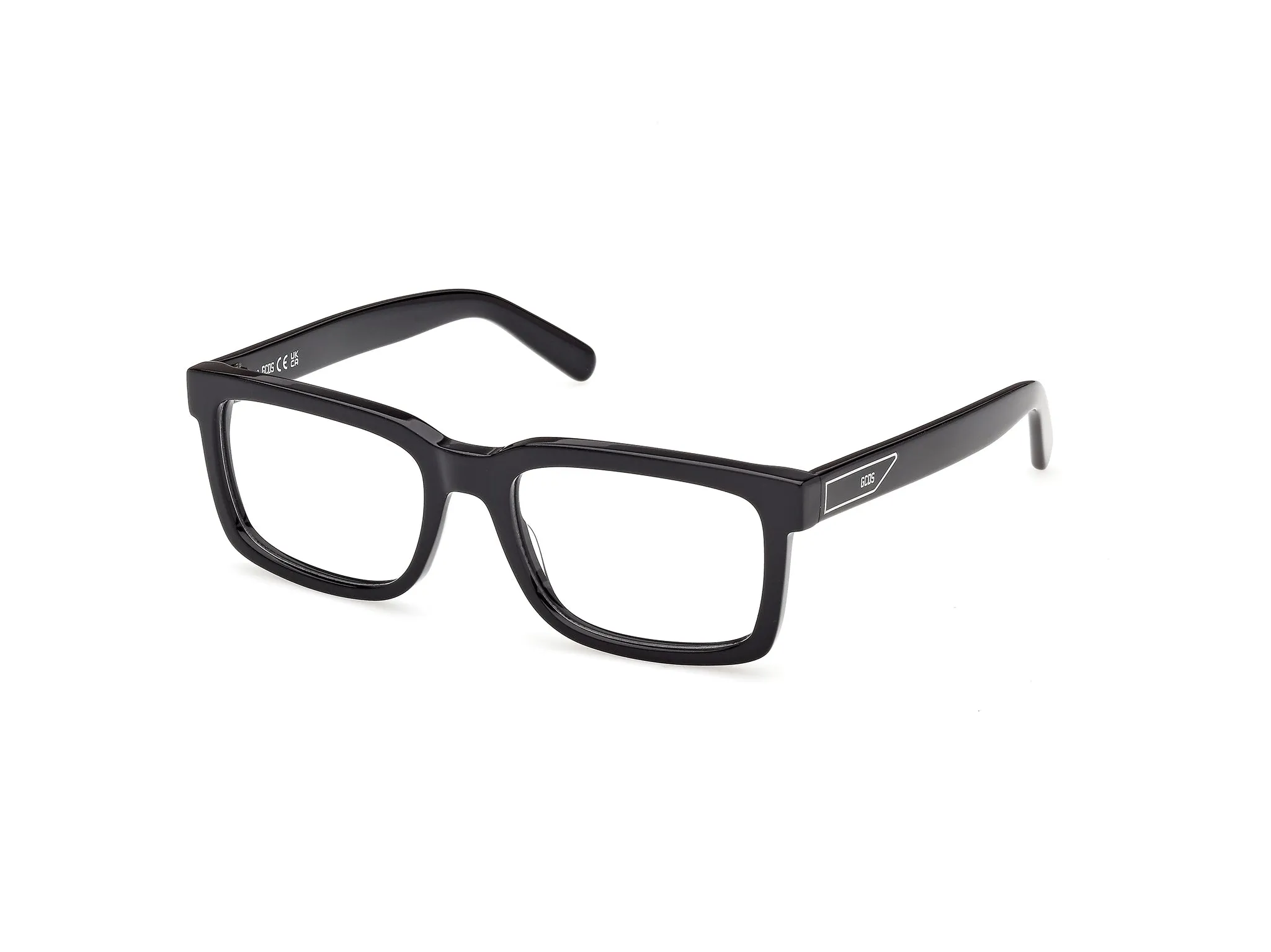 GCDS GD5055 1 Montature da vista Acetato Nero Squadrata Normale - immagine 1