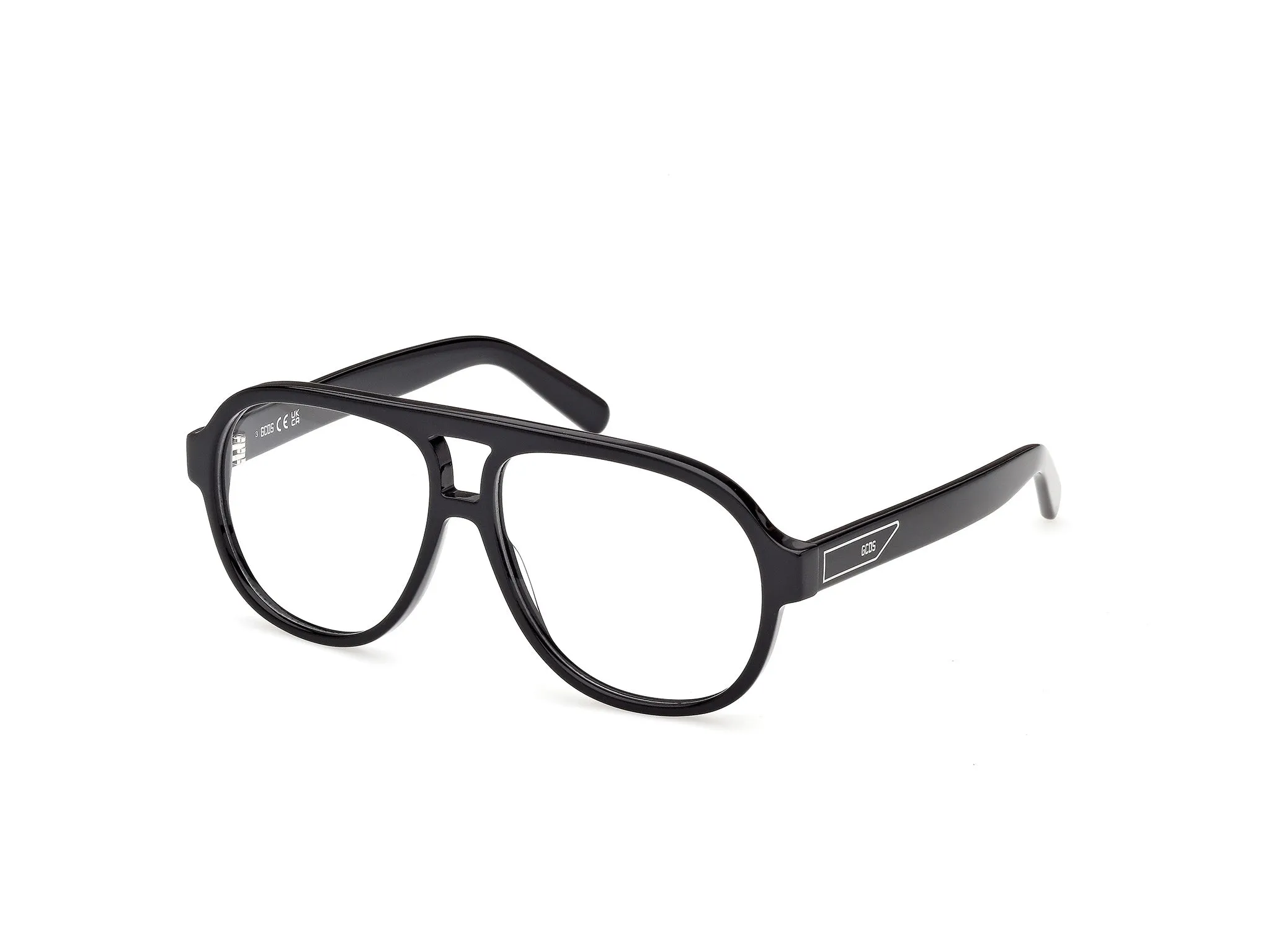 GCDS GD5053 1 Montature da vista Acetato Nero Pilot Normale - immagine 1