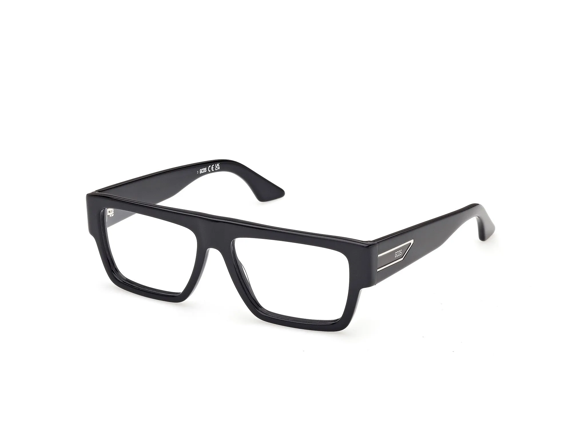 GCDS GD5052 1 Montature da vista Acetato Nero Squadrata Normale - immagine 1