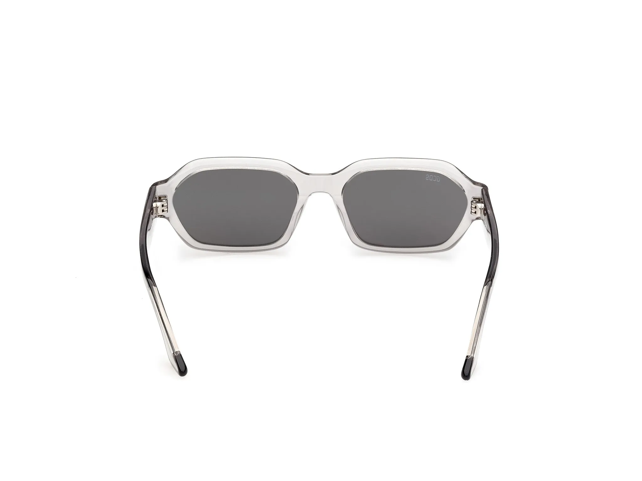 GCDS GD0076 20C Occhiali da sole Acetato Grigio Fumo Geometrica Normale - immagine 4