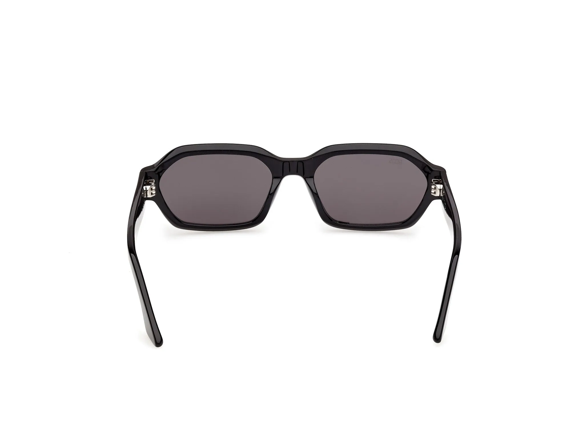 GCDS GD0076 01A Occhiali da sole Acetato Nero Fumo Geometrica Normale - immagine 4