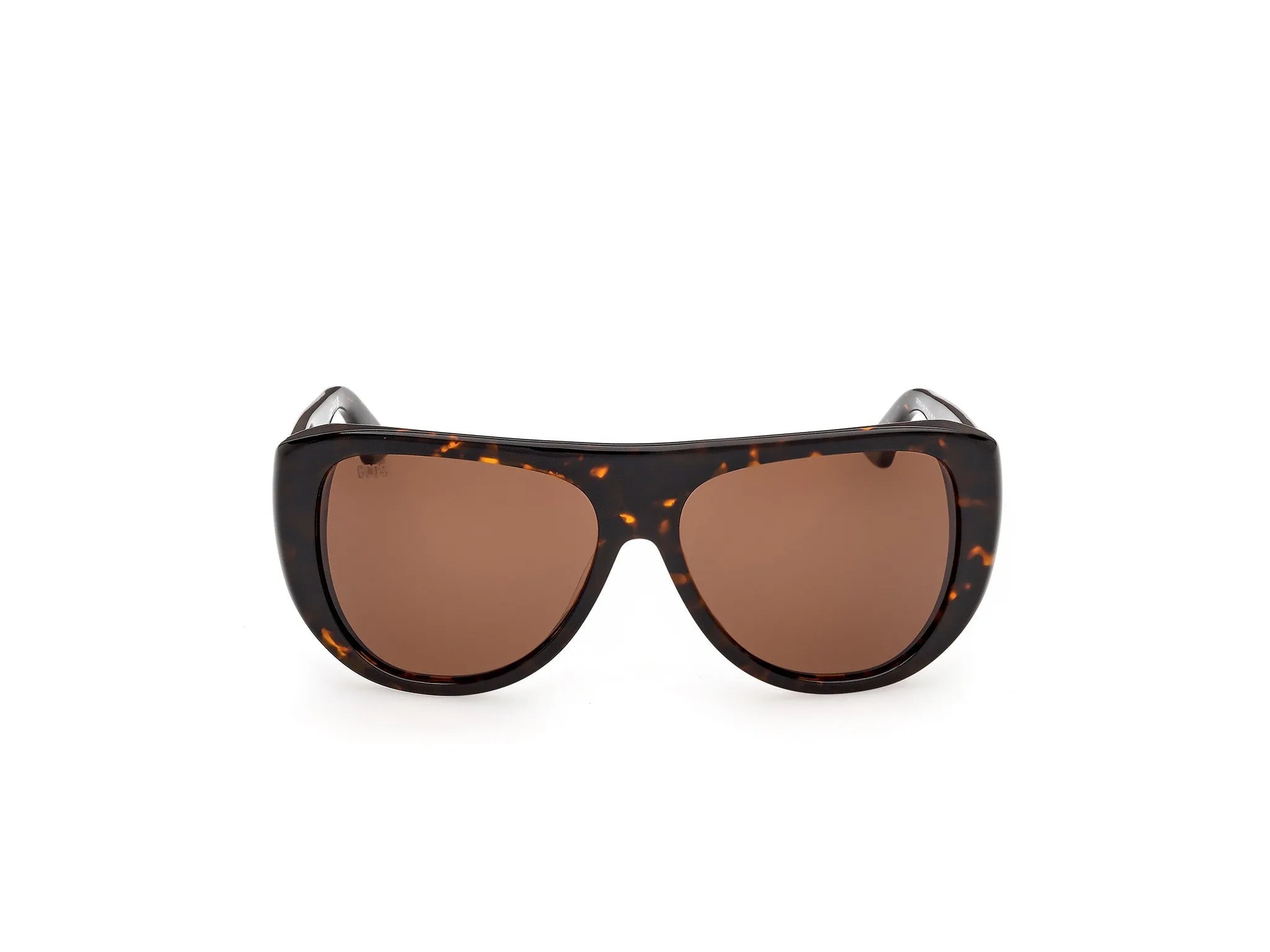 GCDS GD0074 52E Occhiali da sole Acetato Havana Marrone Maschera Normale - immagine 2