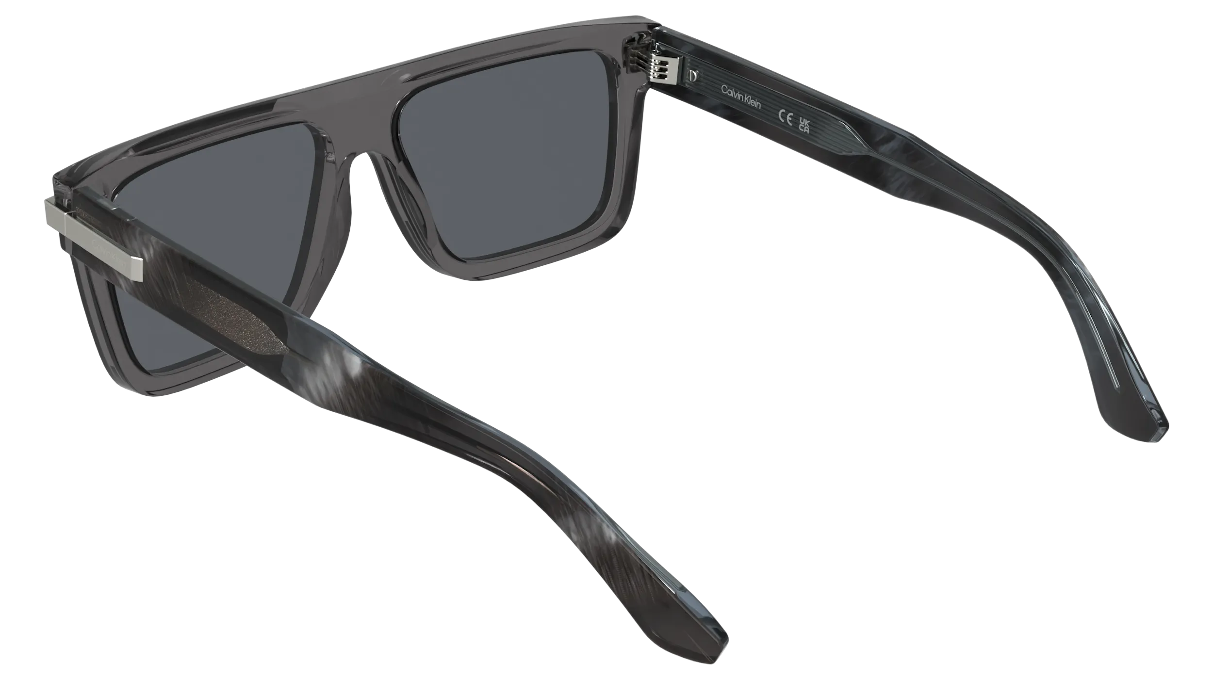 Calvin Klein CK26505S 035 Occhiali da sole Acetato Fumo Squadrata Normale - immagine 4
