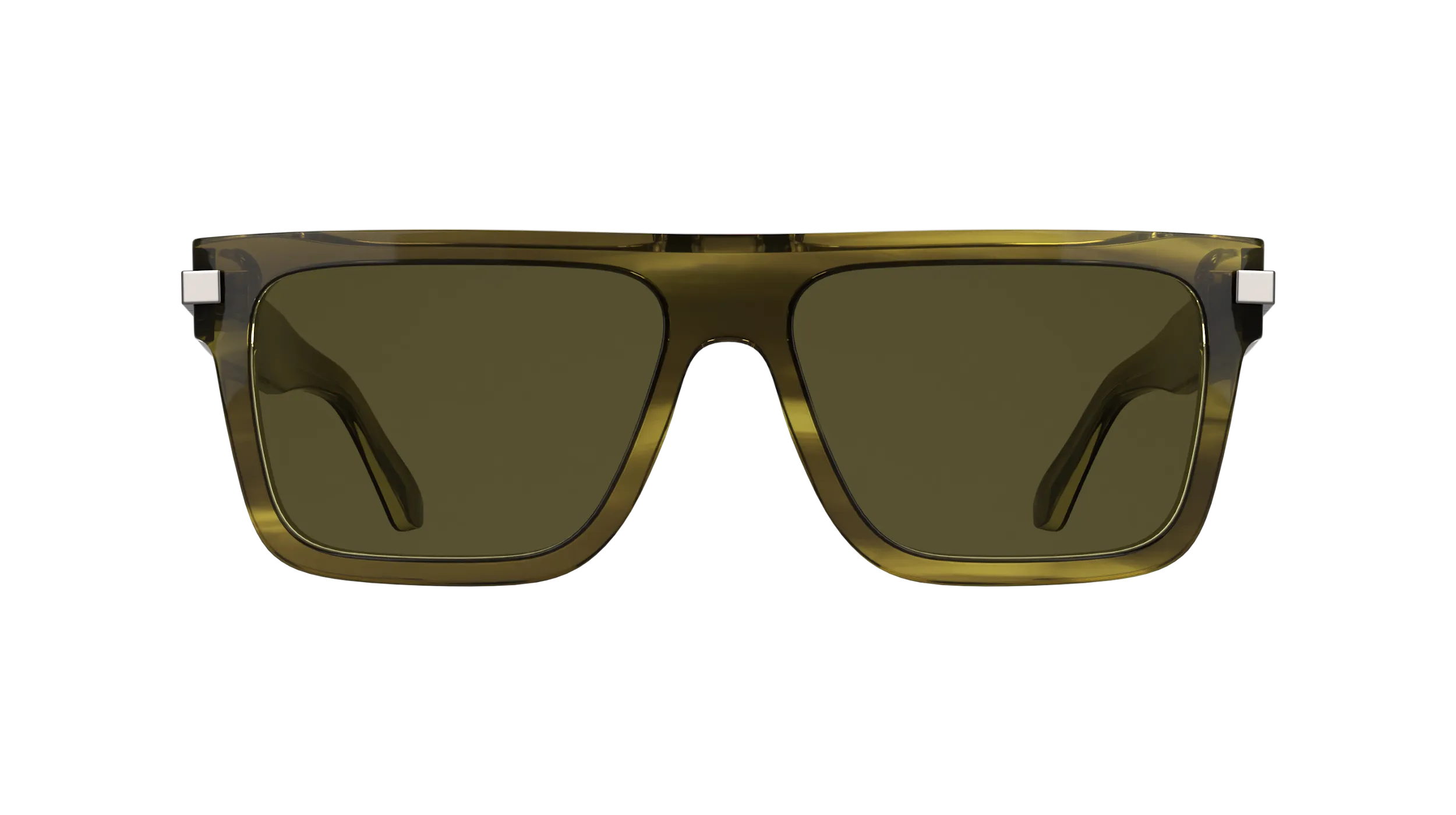 Calvin Klein CK26505S 333 Occhiali da sole Acetato Marrone Squadrata Normale - immagine 2