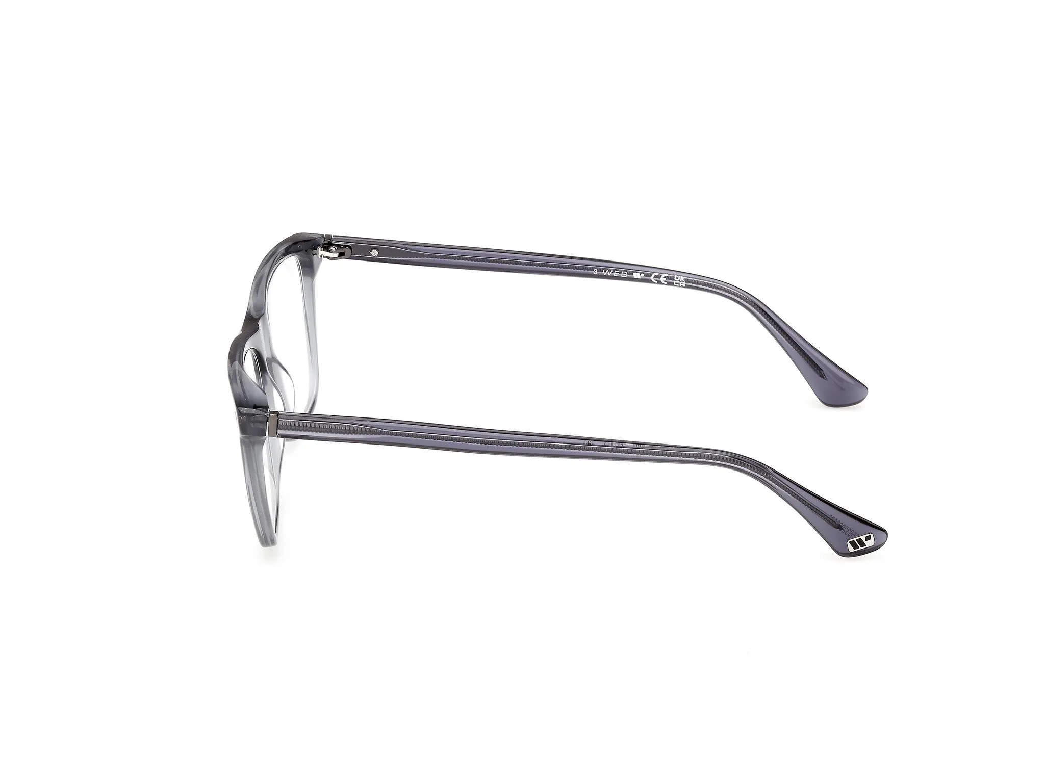 Web WE5475 090 Montature da vista Acetato Blu Squadrata Normale - immagine 3