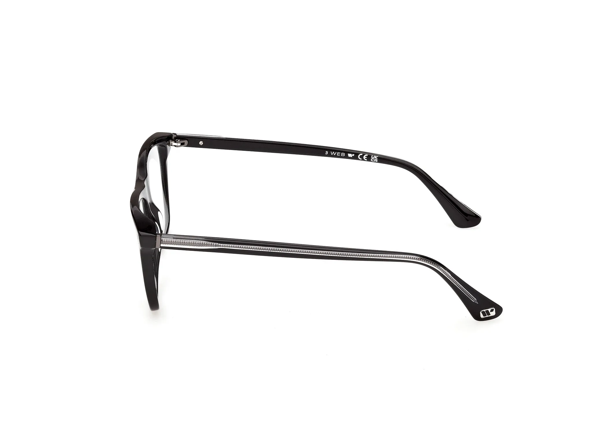 Web WE5475 005 Montature da vista Acetato Nero Squadrata Normale - immagine 3
