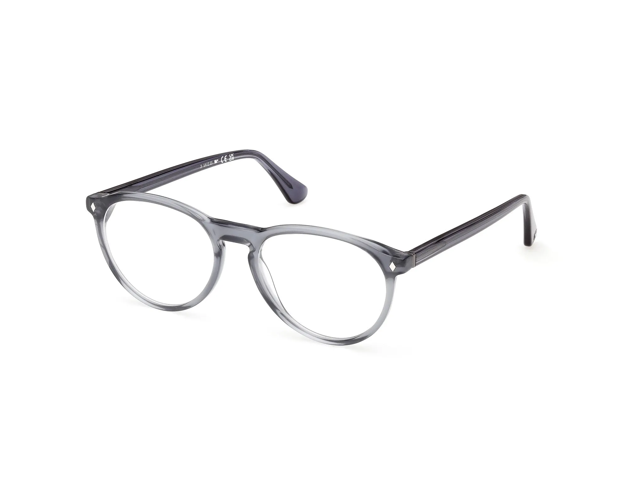 Web WE5474 090 Montature da vista Acetato Blu Rotonda Normale - immagine 1