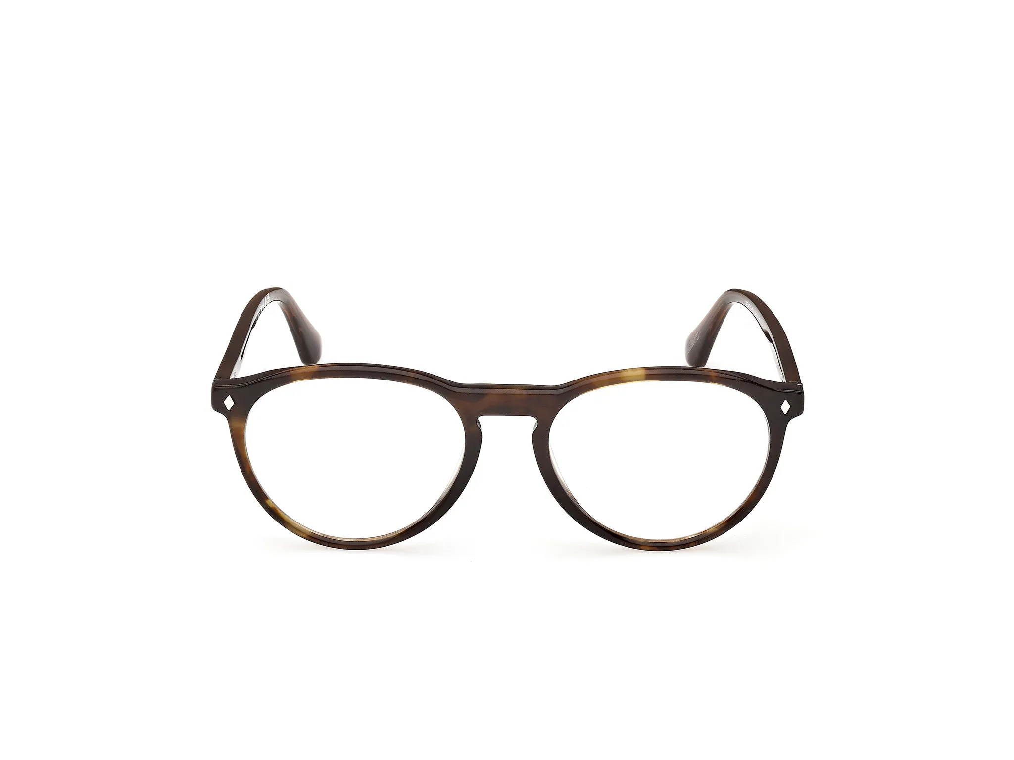 Web WE5474 056 Montature da vista Acetato Havana Rotonda Normale - immagine 2