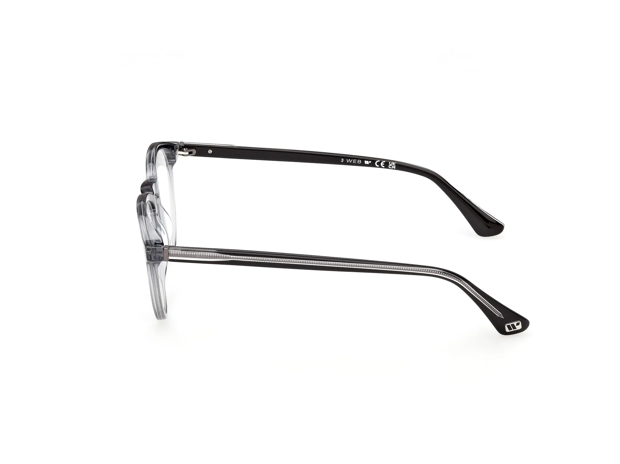 Web WE5474 020 Montature da vista Acetato Grigio Rotonda Normale - immagine 3