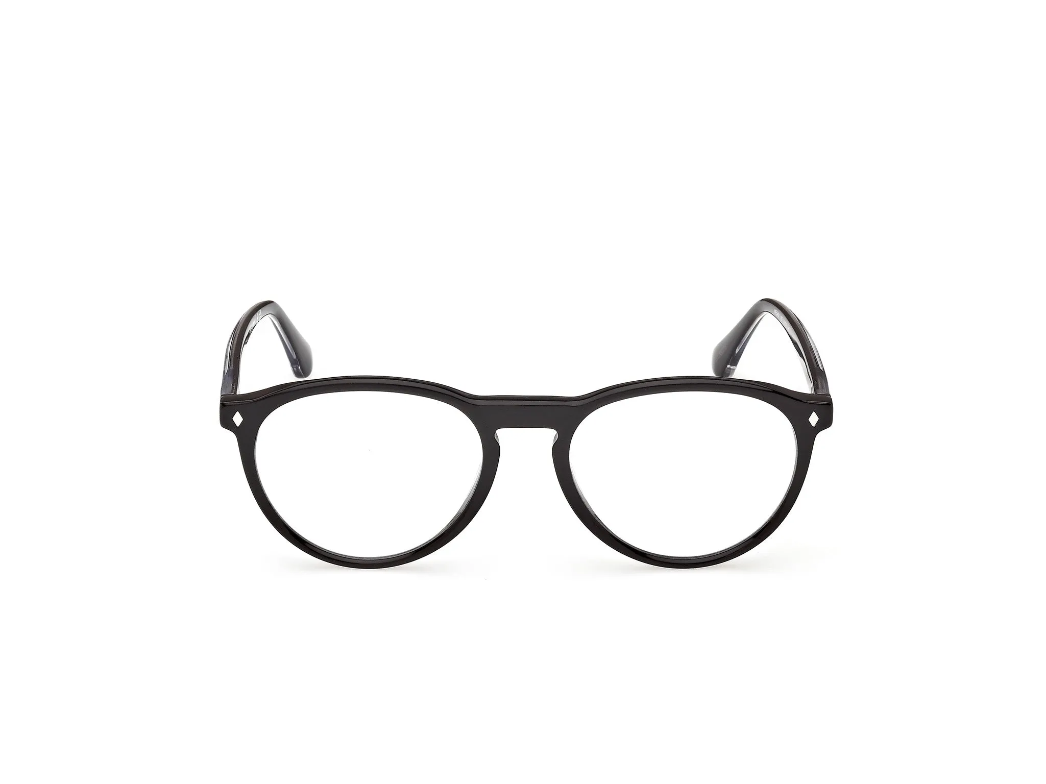 Web WE5474 005 Montature da vista Acetato Nero Rotonda Normale - immagine 2