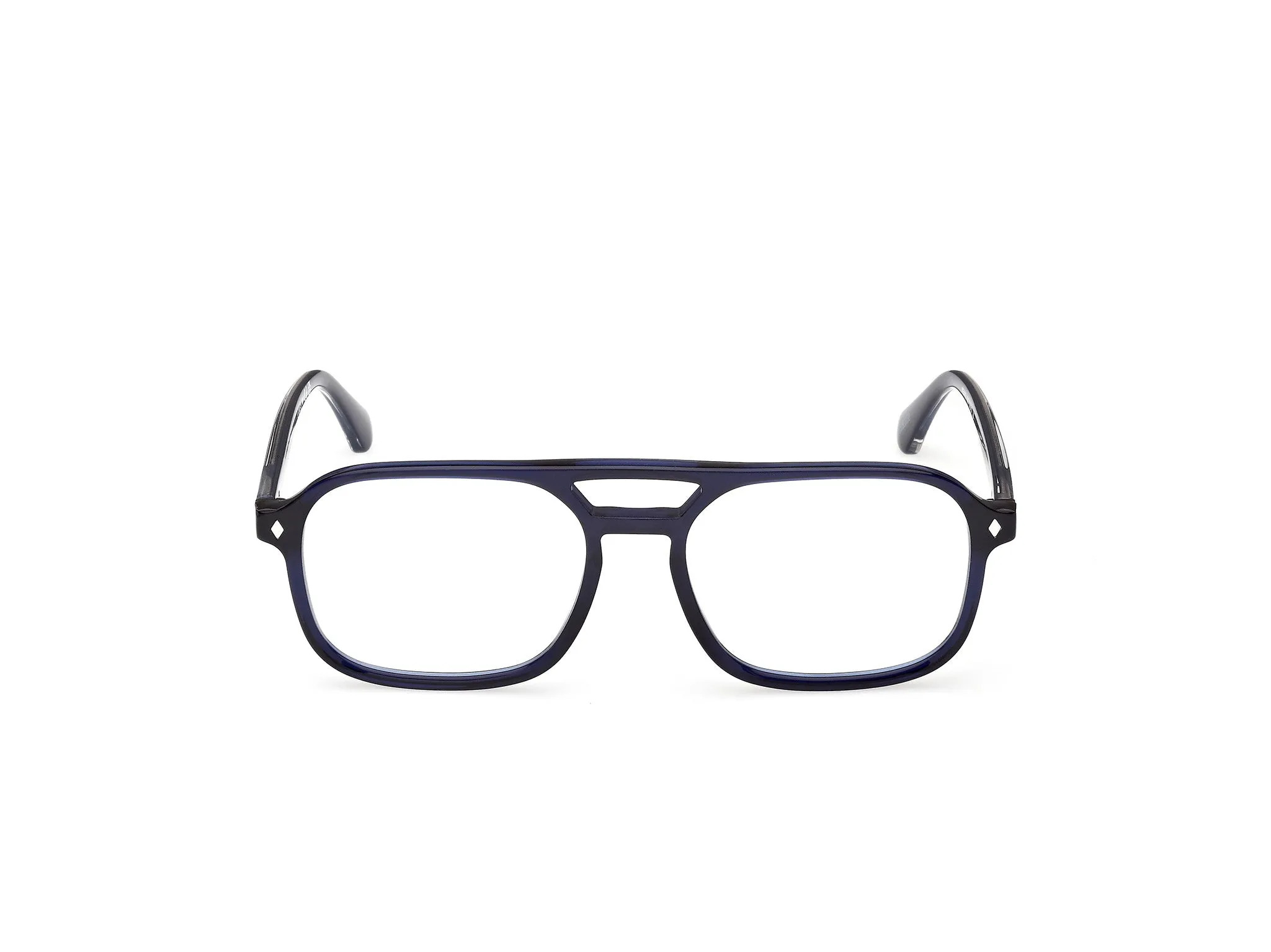 Web WE5473 092 Montature da vista Acetato Blu Squadrata Normale - immagine 2