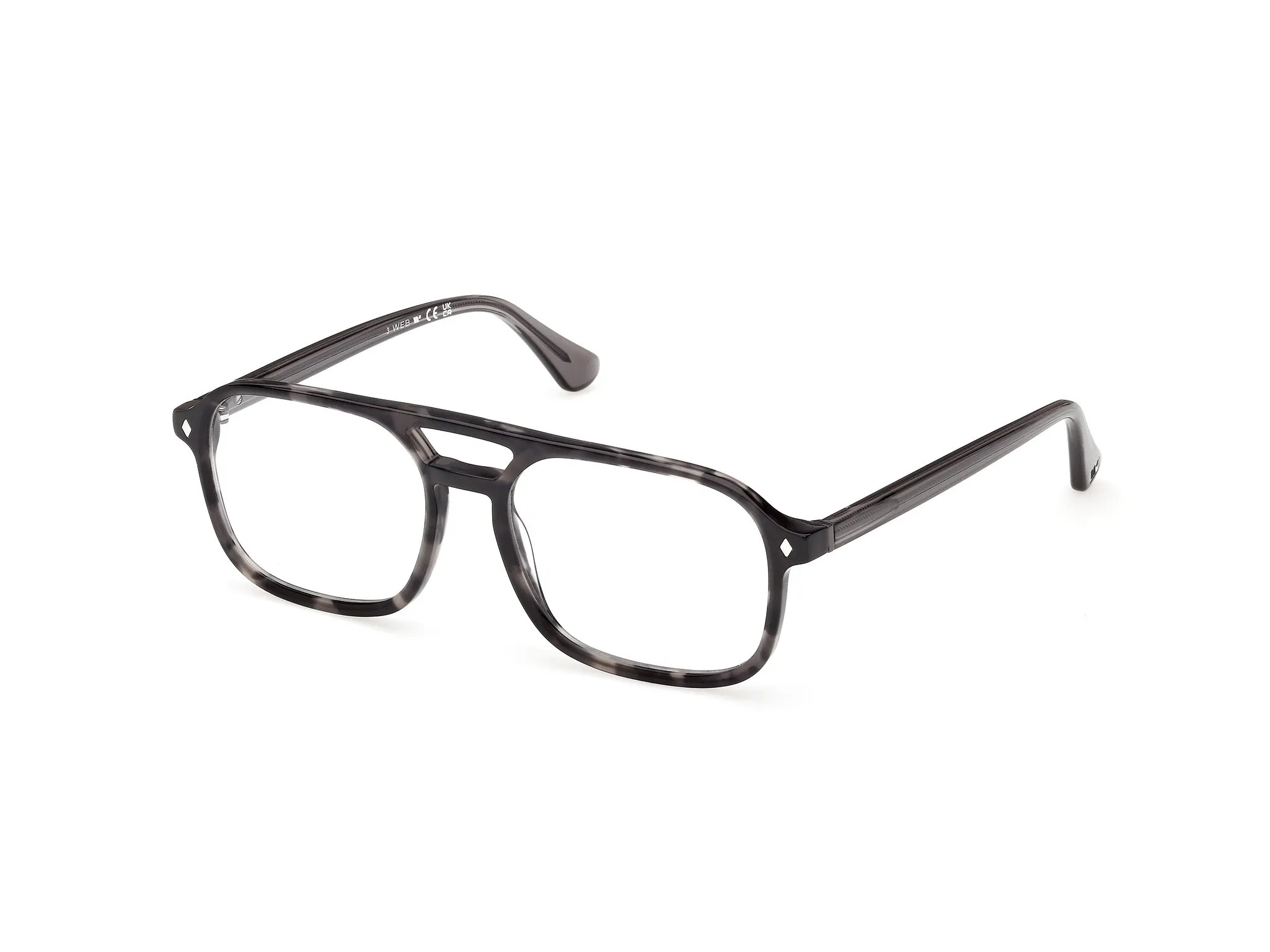 Web WE5473 056 Montature da vista Acetato Havana Squadrata Normale - immagine 1