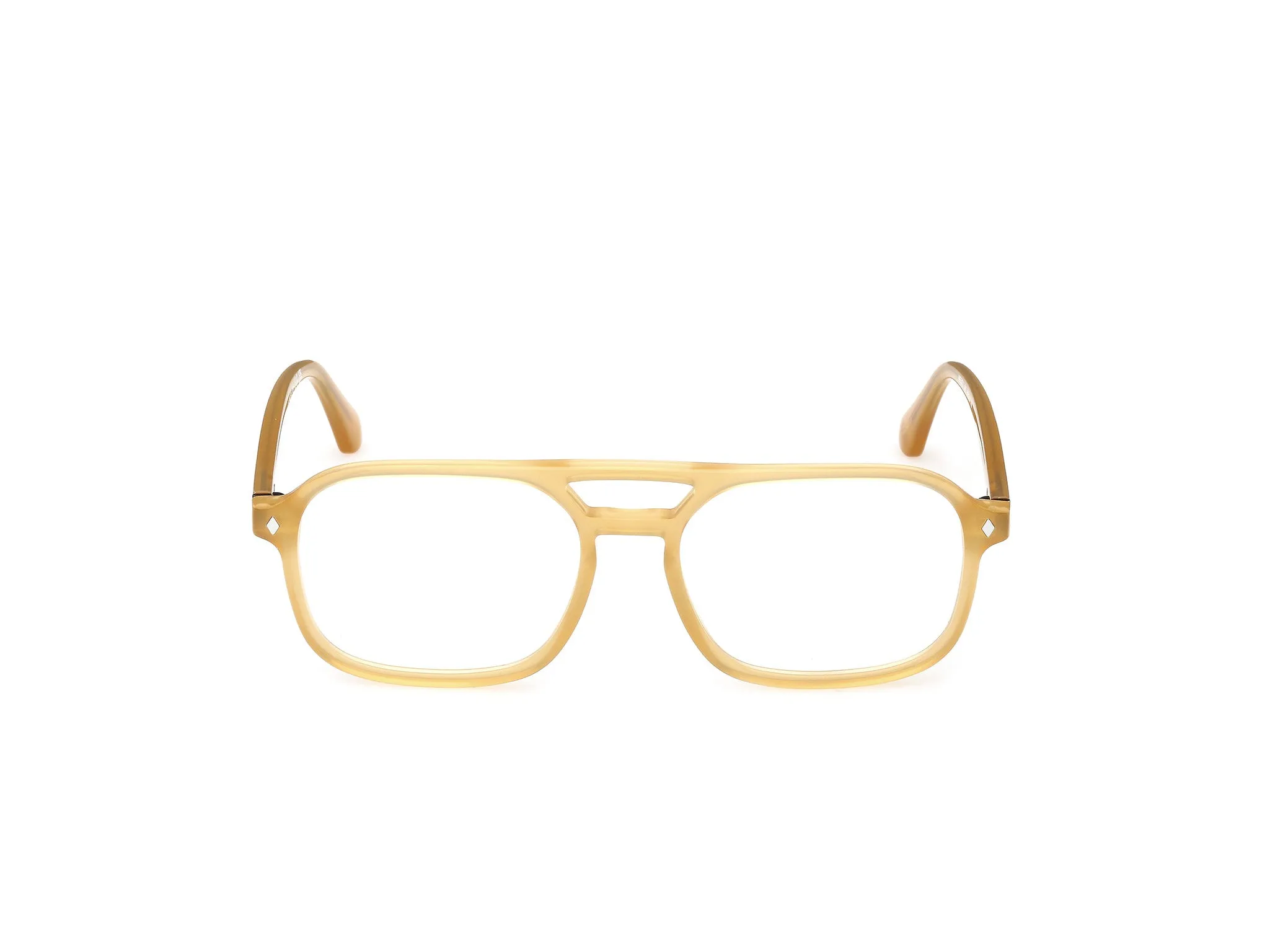 Web WE5473 041 Montature da vista Acetato Giallo Squadrata Normale - immagine 2