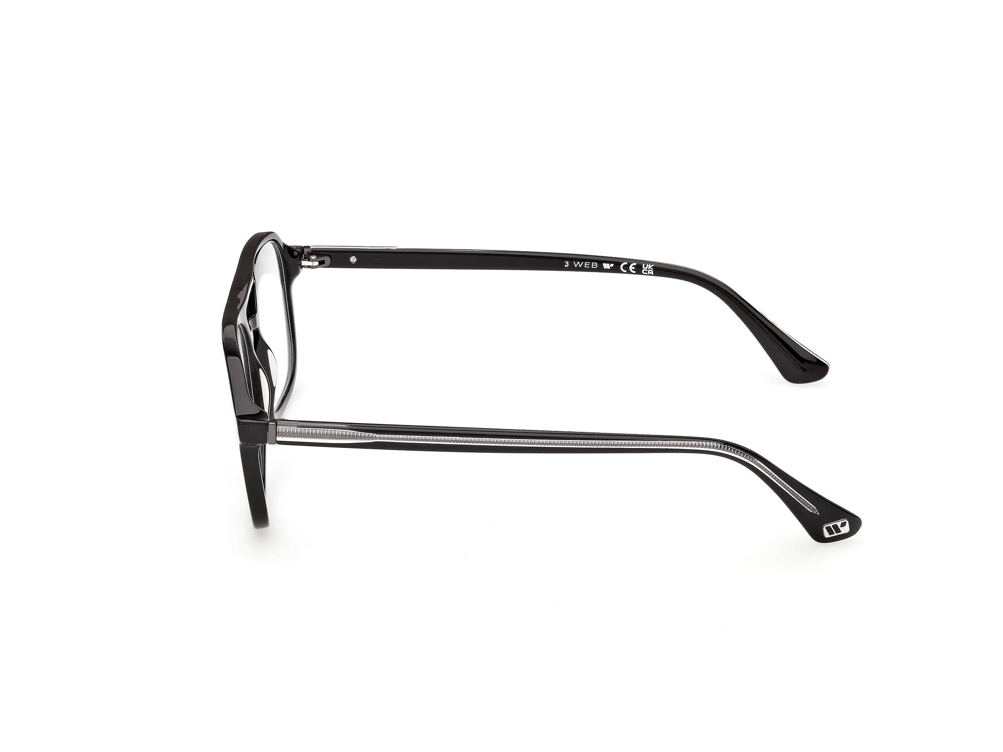 Web WE5473 005 Montature da vista Acetato Nero Squadrata Normale - immagine 3