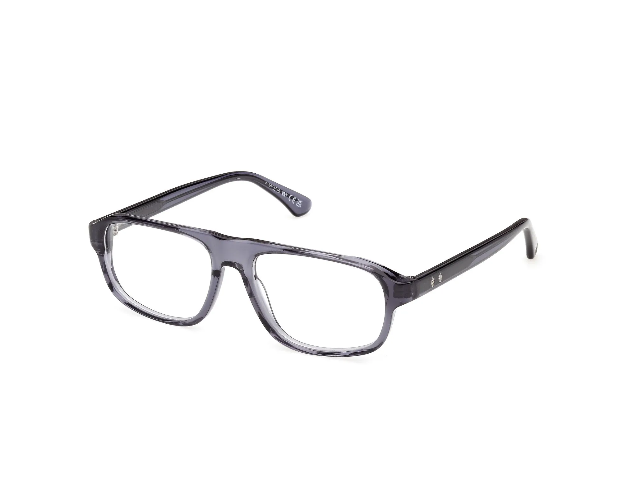 Web WE5470 090 Montature da vista Acetato Blu Squadrata Normale - immagine 1