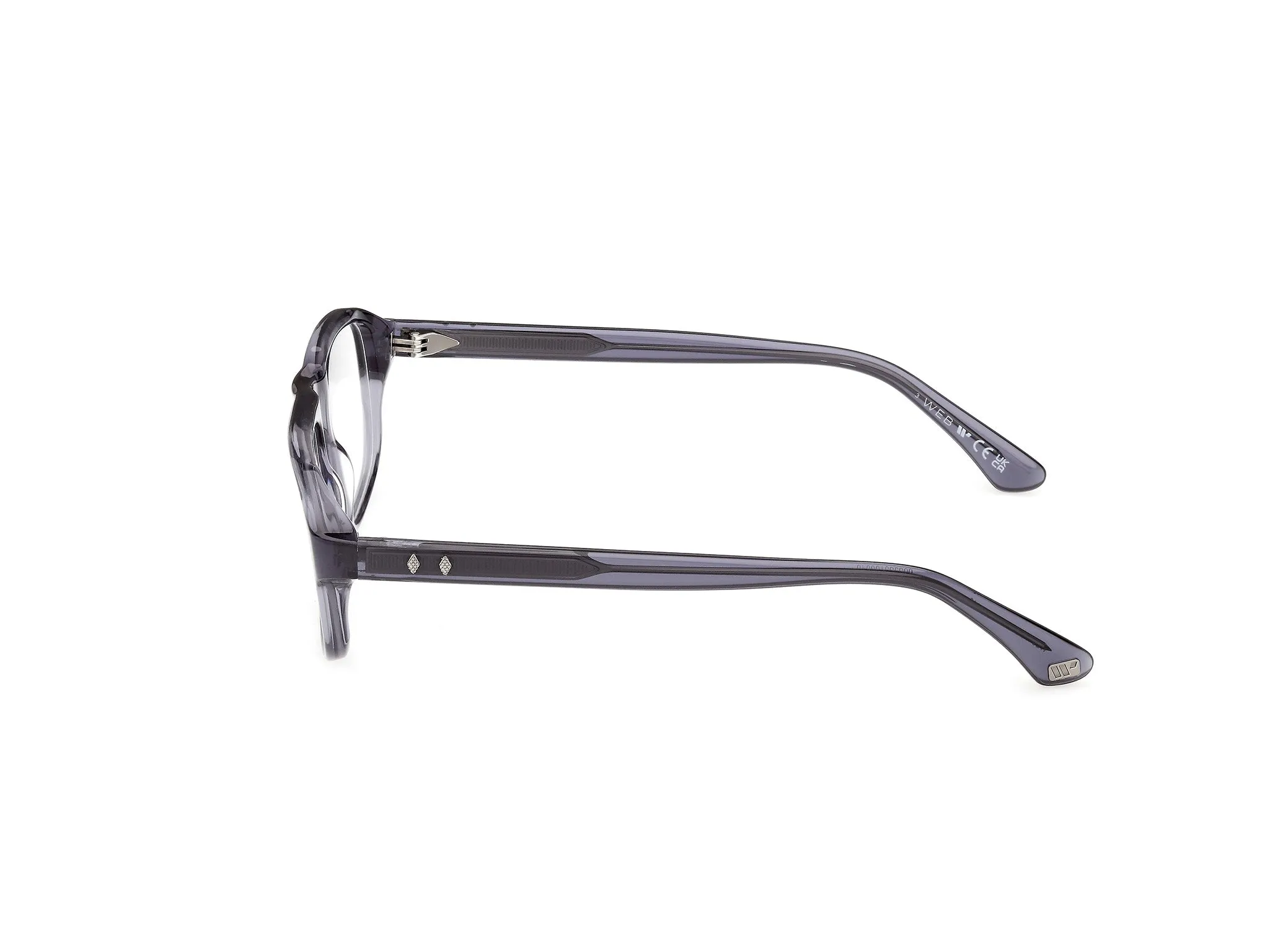 Web WE5470 090 Montature da vista Acetato Blu Squadrata Normale - immagine 3