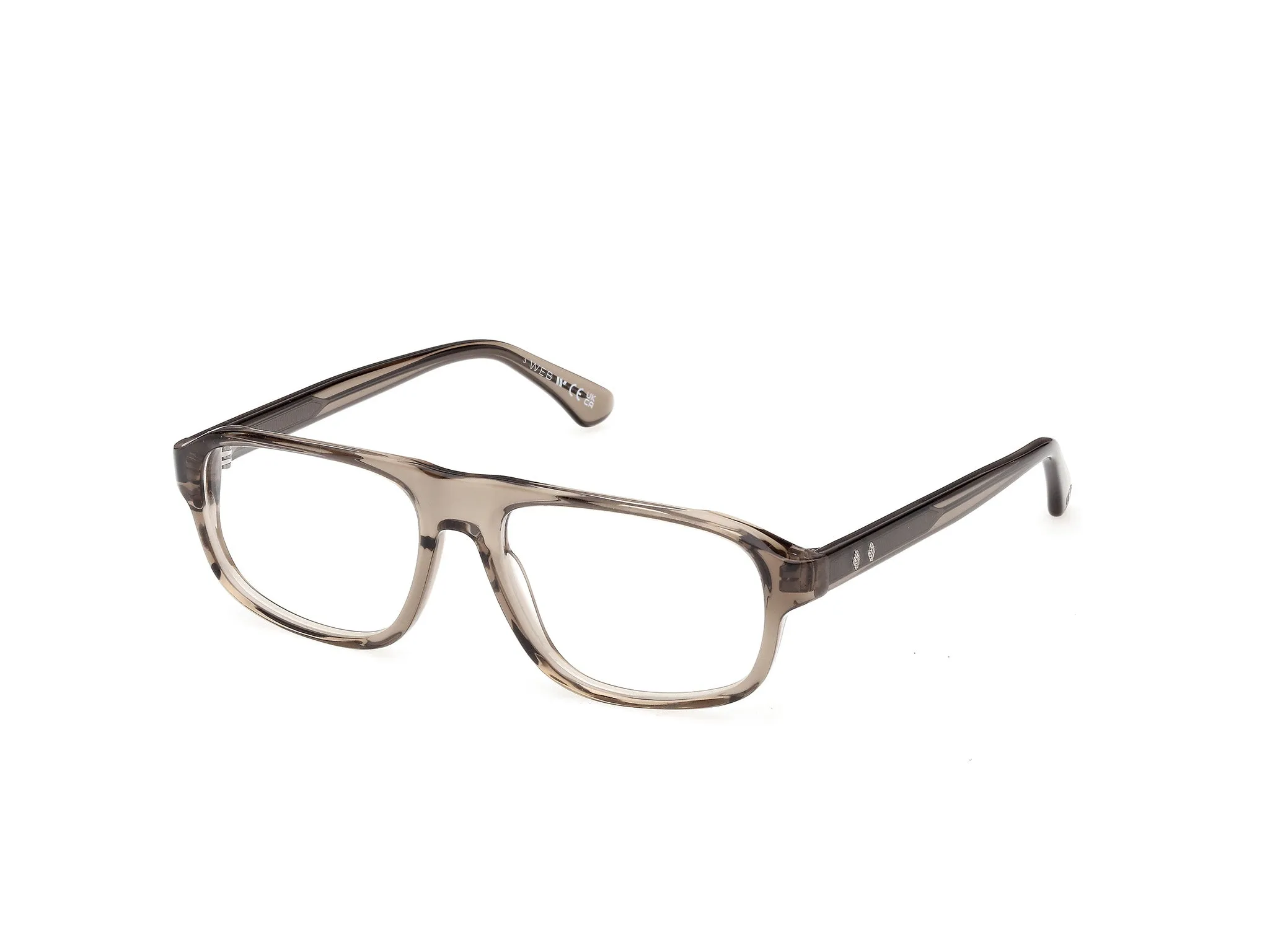Web WE5470 057 Montature da vista Acetato Marrone Squadrata Normale - immagine 1