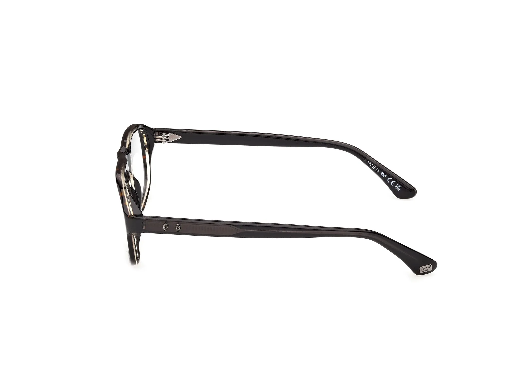 Web WE5470 056 Montature da vista Acetato Havana Squadrata Normale - immagine 3