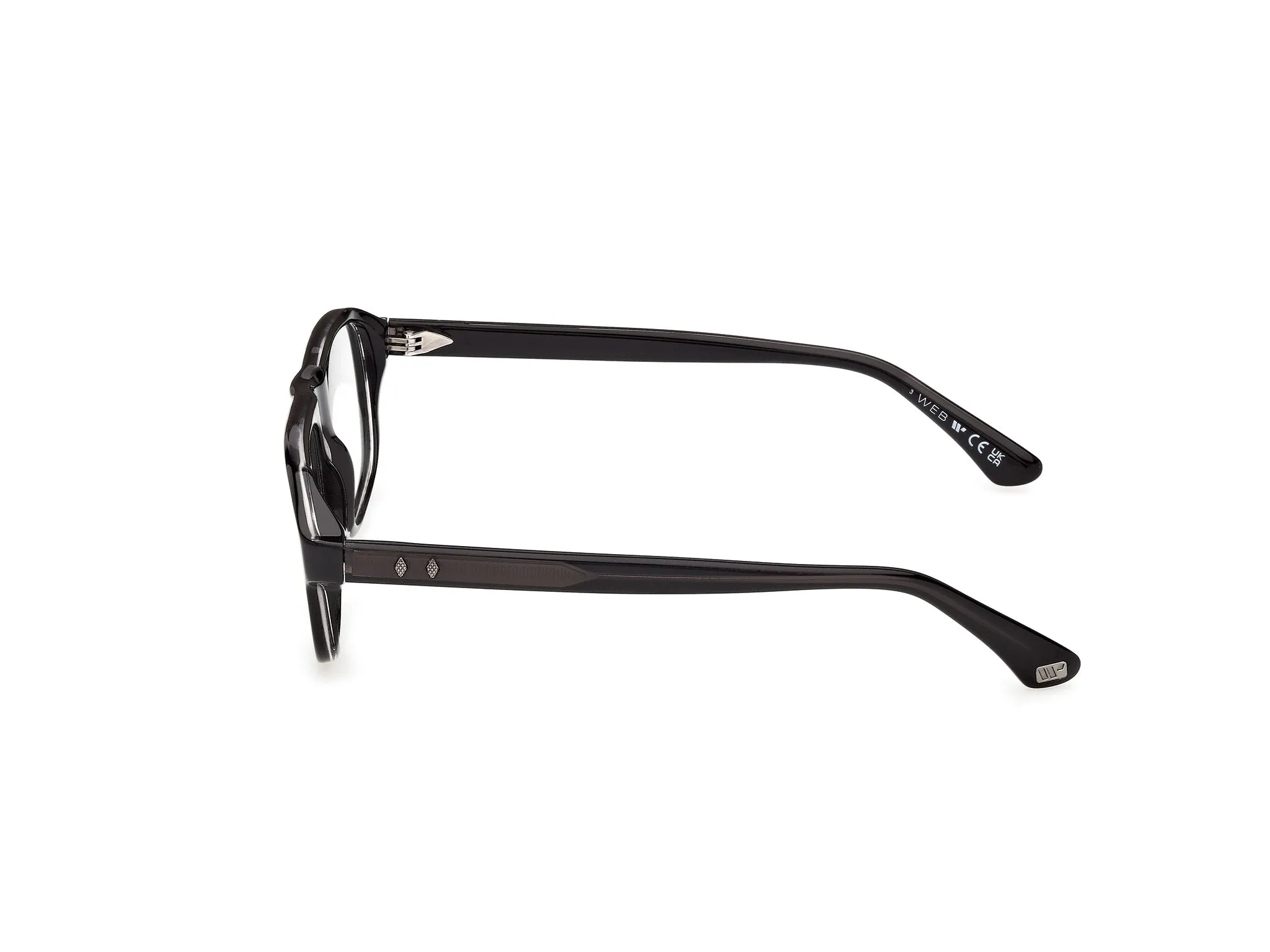 Web WE5470 005 Montature da vista Acetato Nero Squadrata Normale - immagine 3