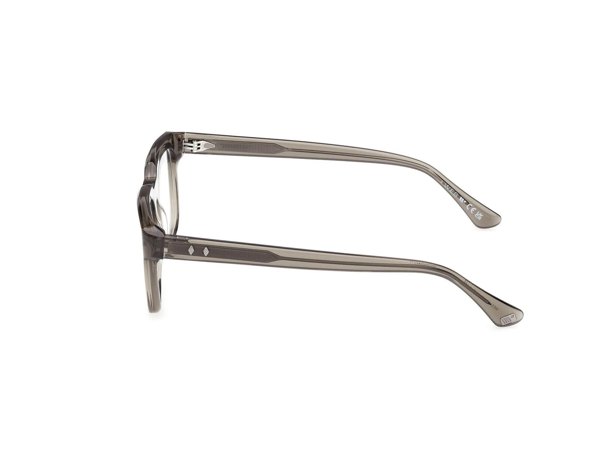 Web WE5469 093 Montature da vista Acetato Verde Squadrata Normale - immagine 3