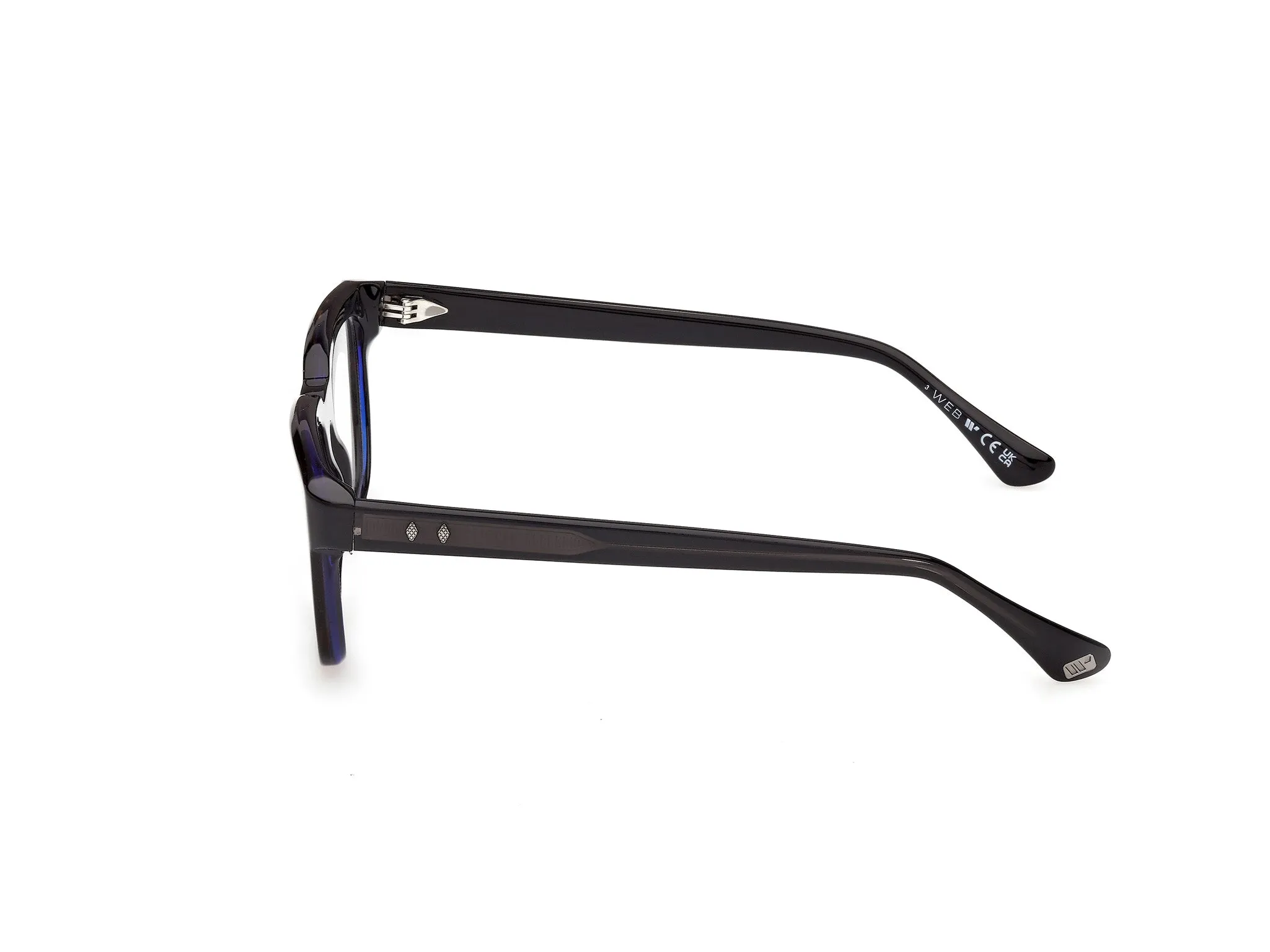 Web WE5469 056 Montature da vista Acetato Havana Squadrata Normale - immagine 3