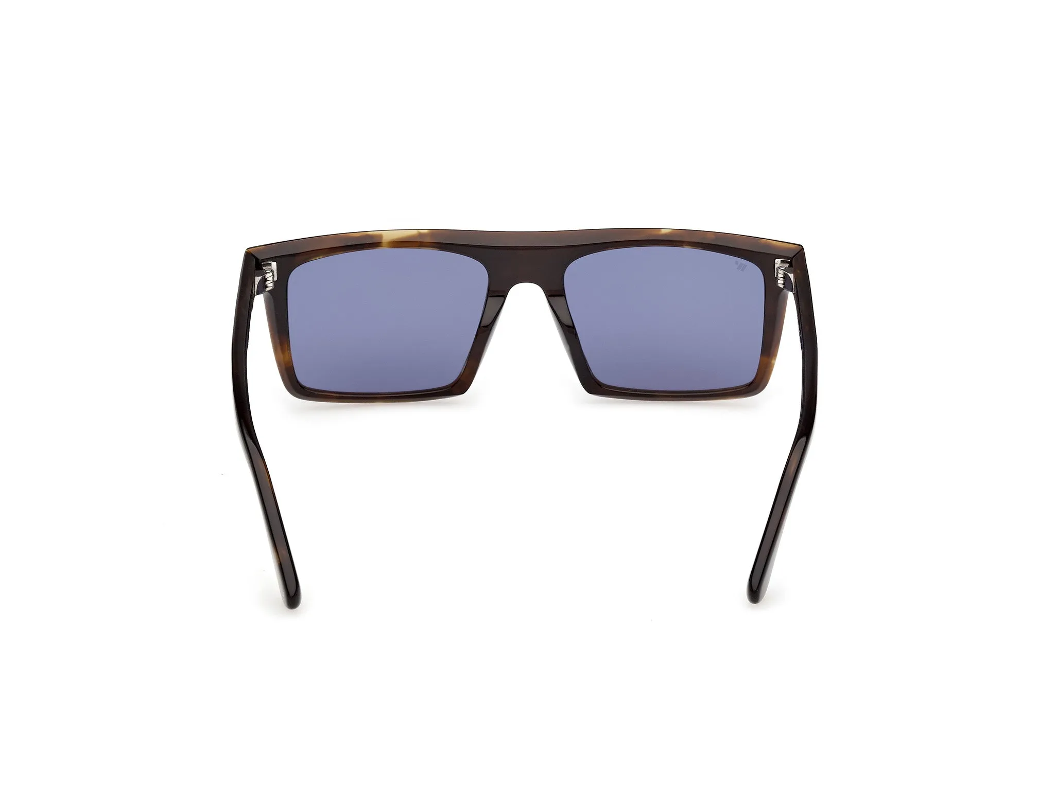Web WE0397 52V Occhiali da sole Acetato Havana Blu Squadrata Normale - immagine 4