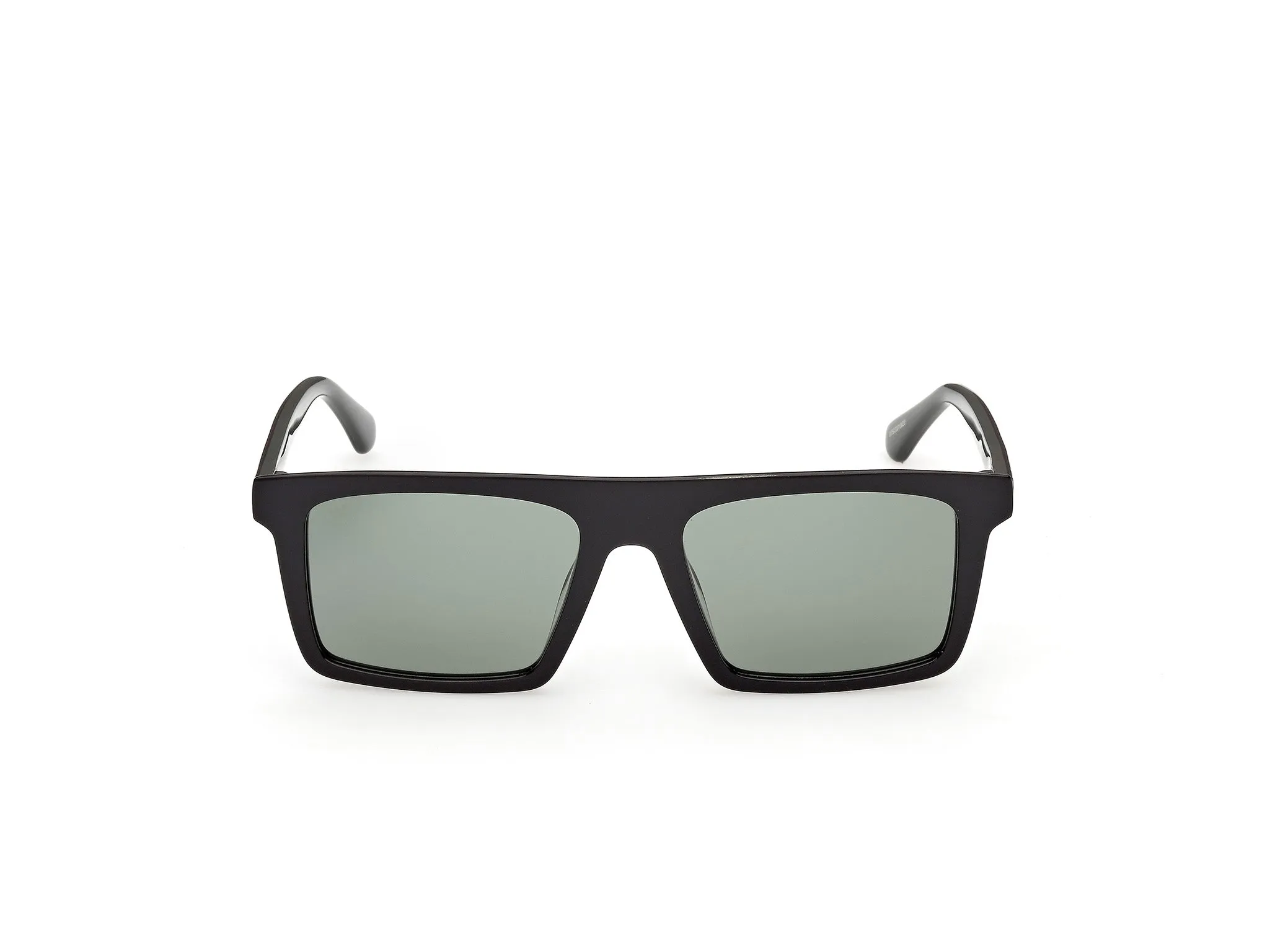 Web WE0397 05N Occhiali da sole Acetato Nero Verde Squadrata Normale - immagine 2