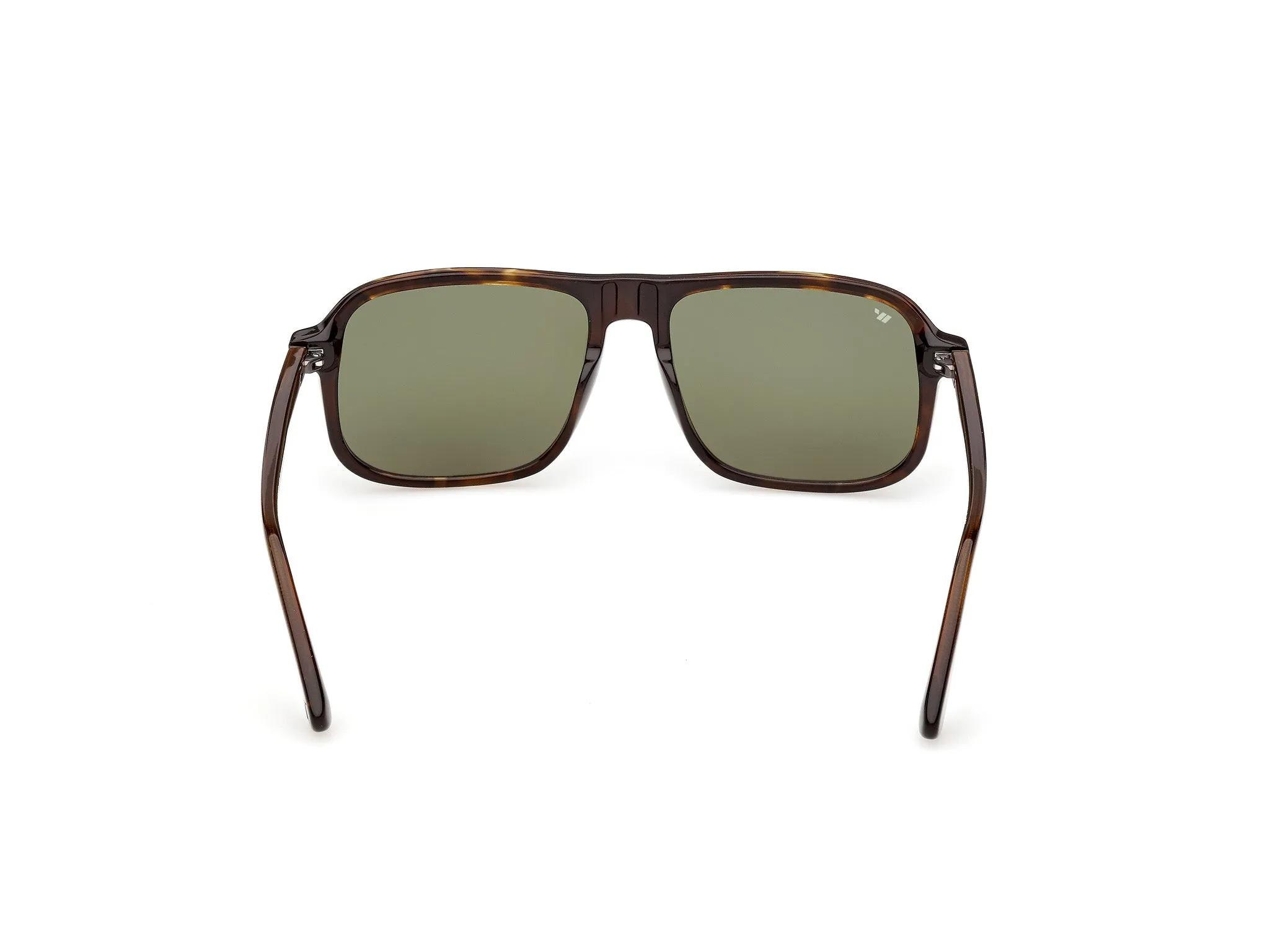 Web WE0396 56N Occhiali da sole Acetato Havana Verde Squadrata Normale - immagine 4