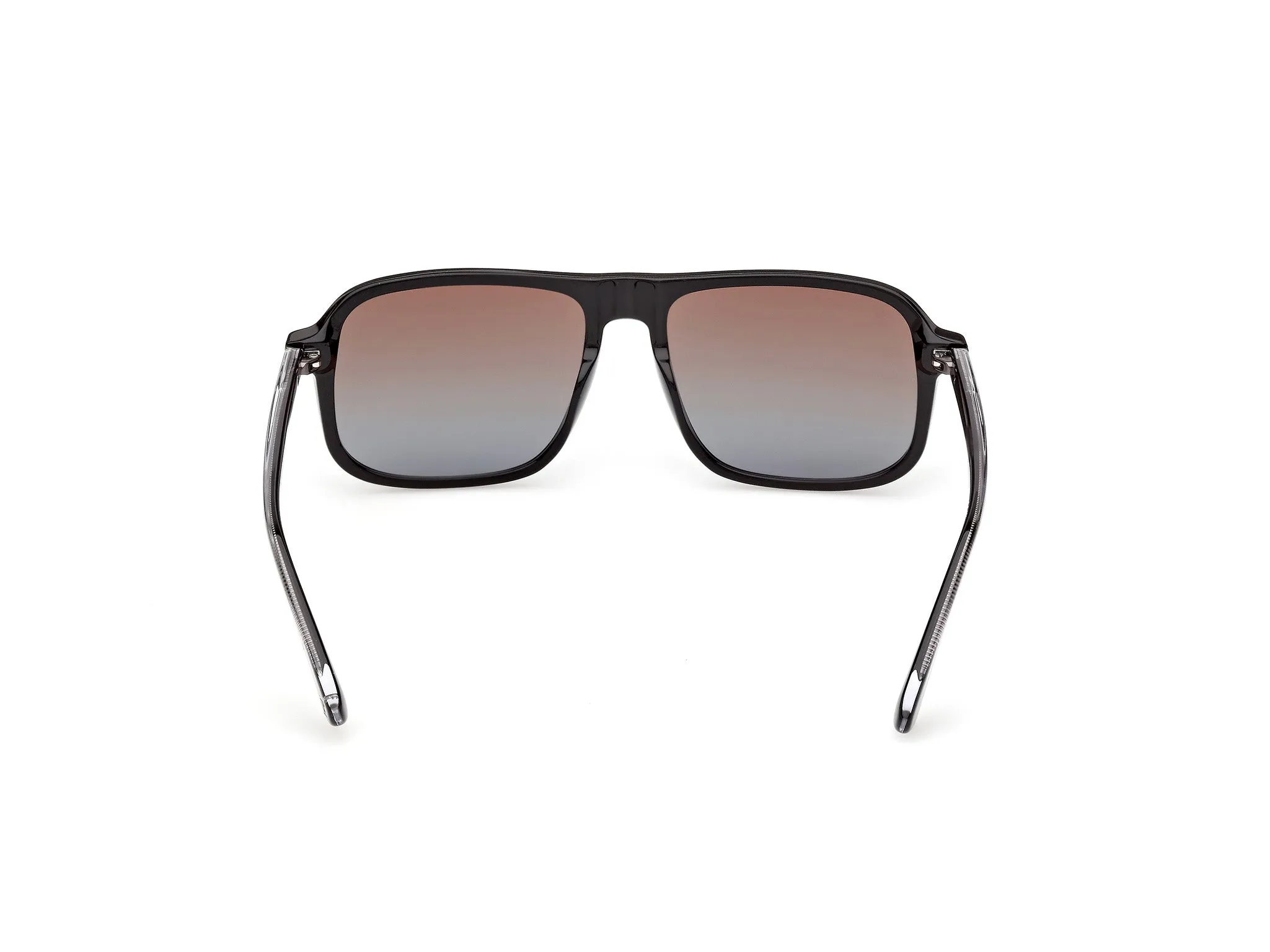 Web WE0396 05F Occhiali da sole Acetato Nero Marrone Squadrata Normale - immagine 4