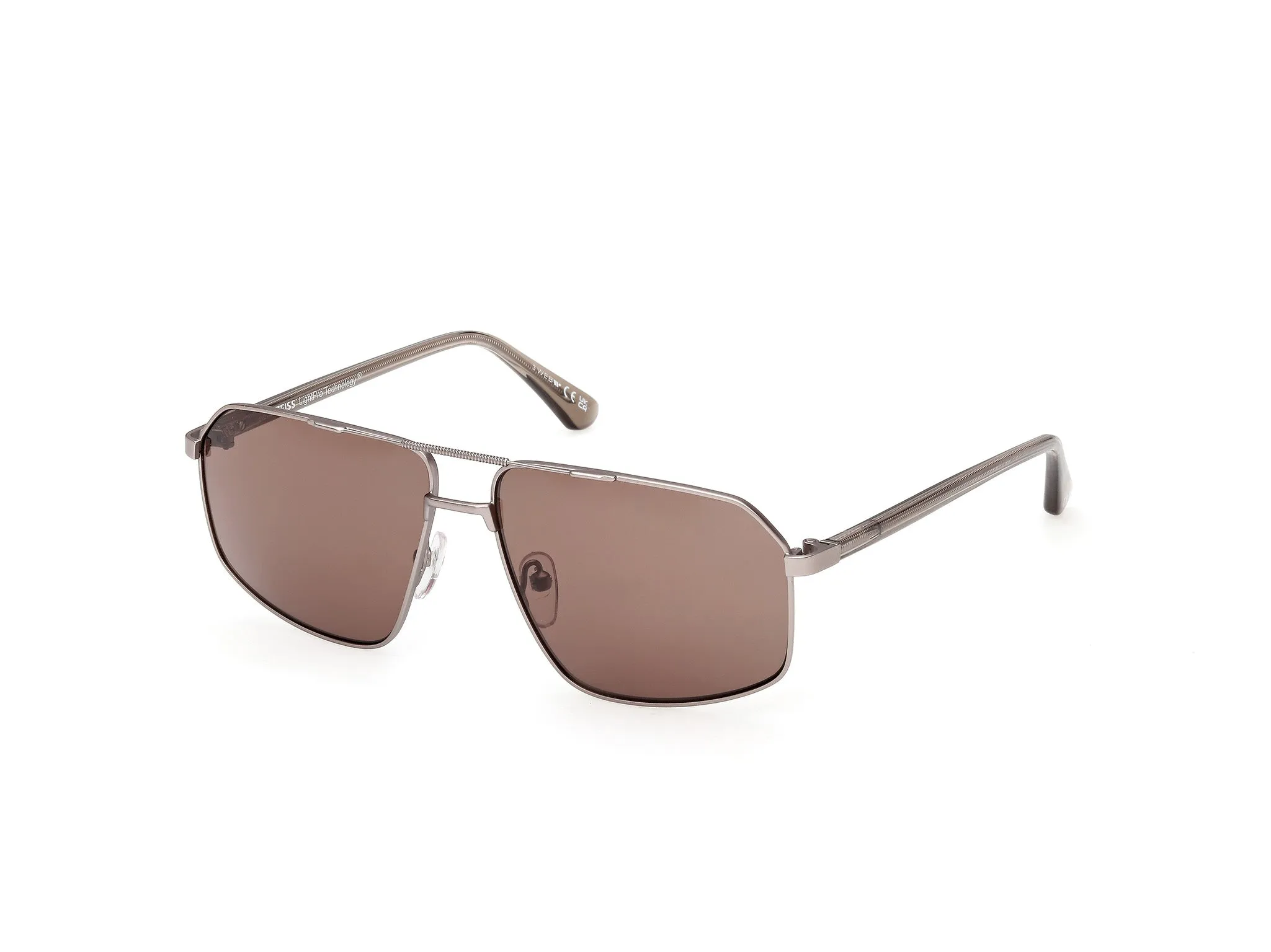 Web WE0395 15E Occhiali da sole Grigio Marrone Squadrata Normale - immagine 1