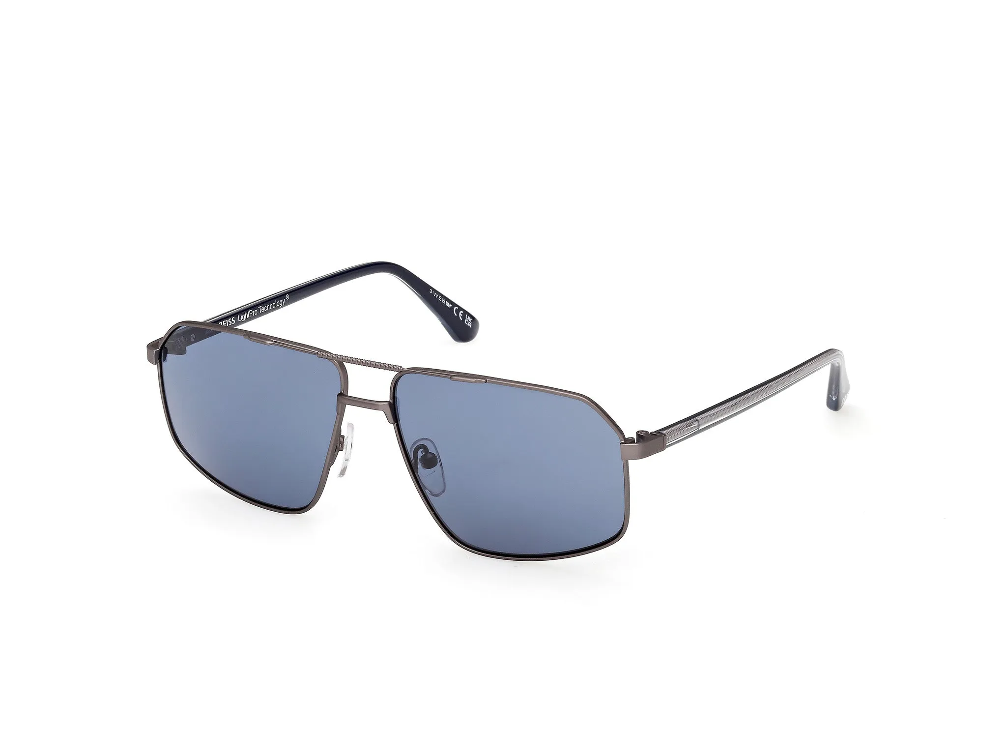Web WE0395 09V Occhiali da sole Canna di fucile Blu Squadrata Normale - immagine 1