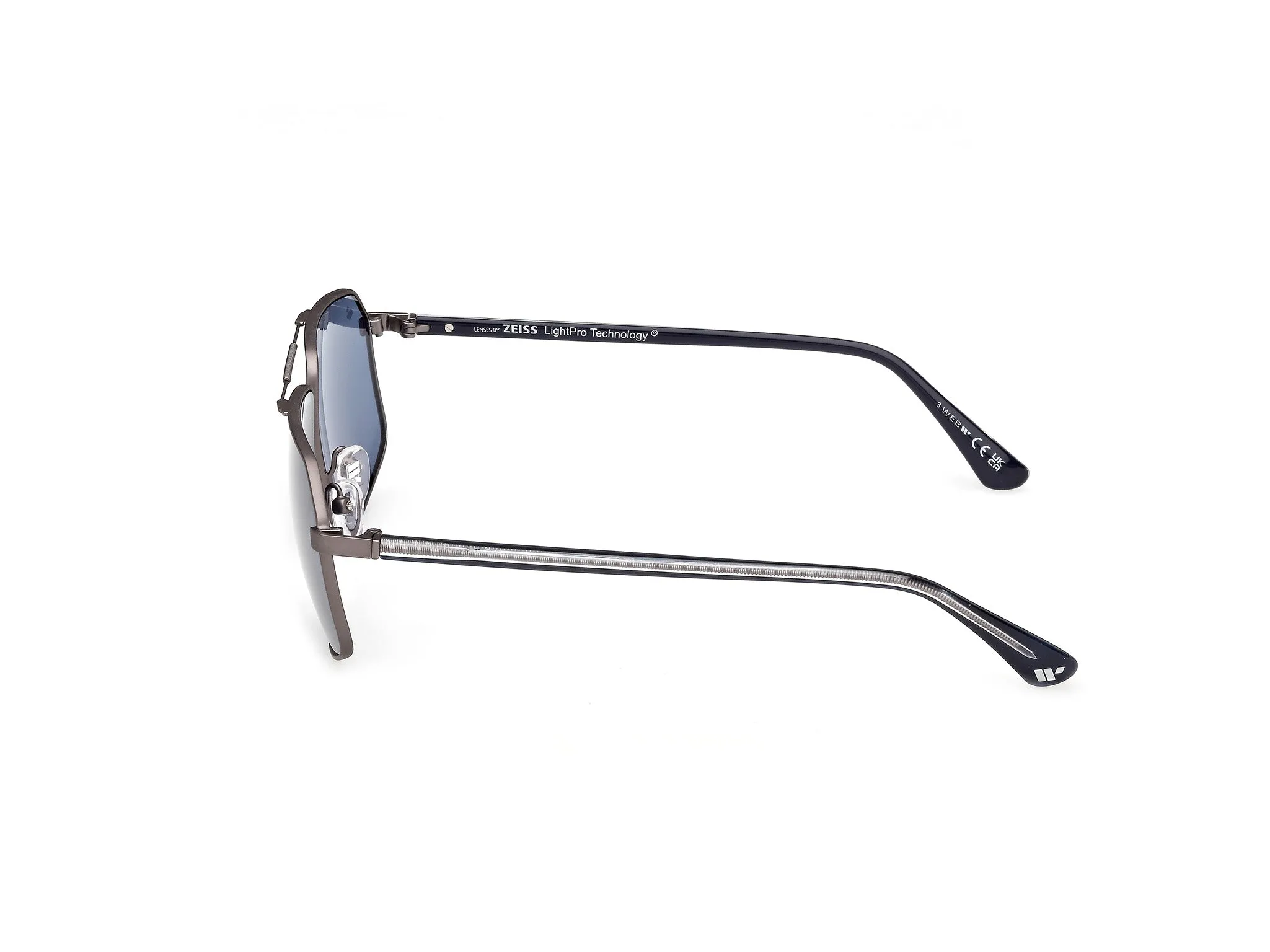 Web WE0395 09V Occhiali da sole Canna di fucile Blu Squadrata Normale - immagine 3