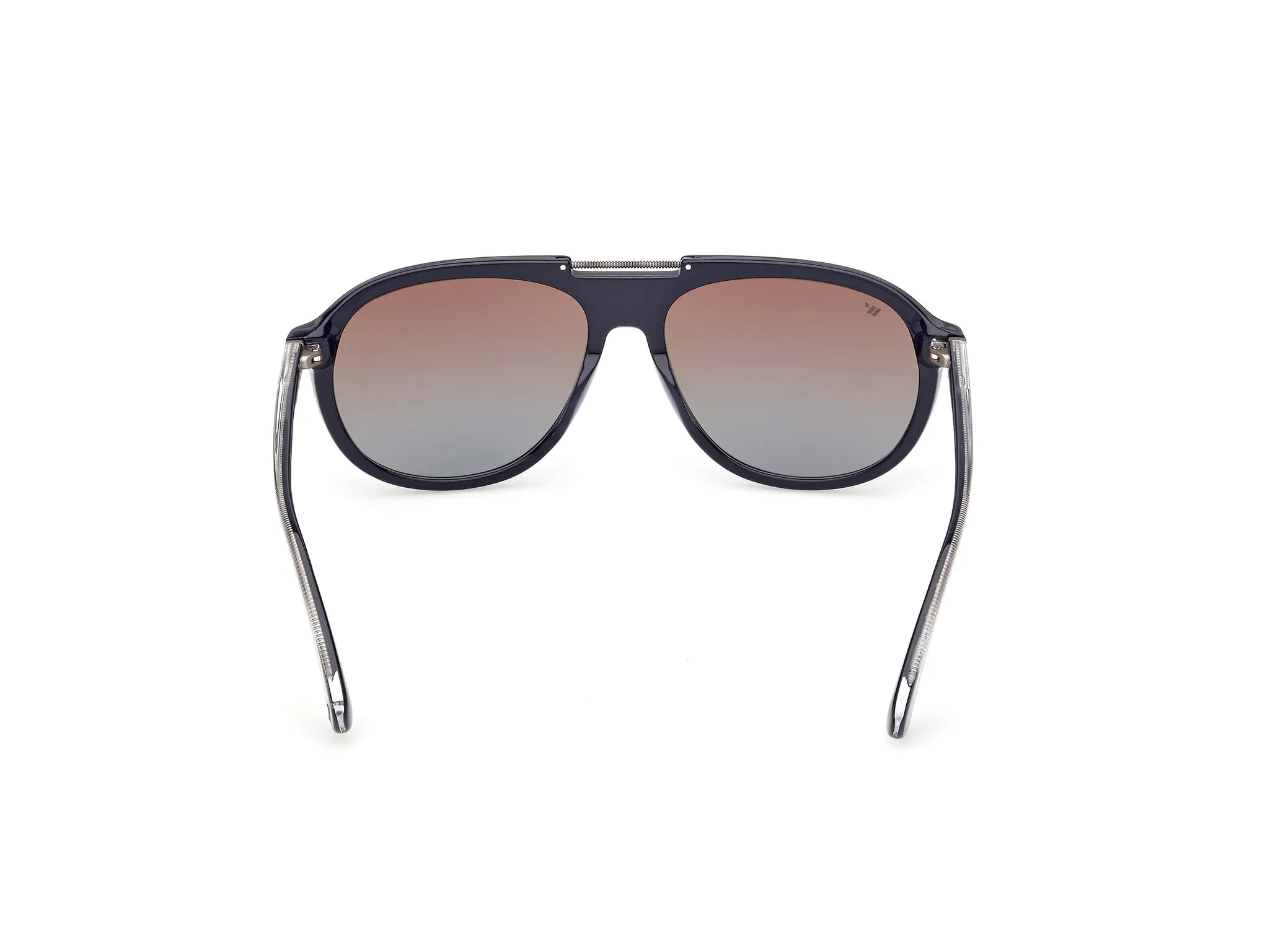 Web WE0394 92F Occhiali da sole Acetato Blu Marrone Pilot Normale - immagine 4