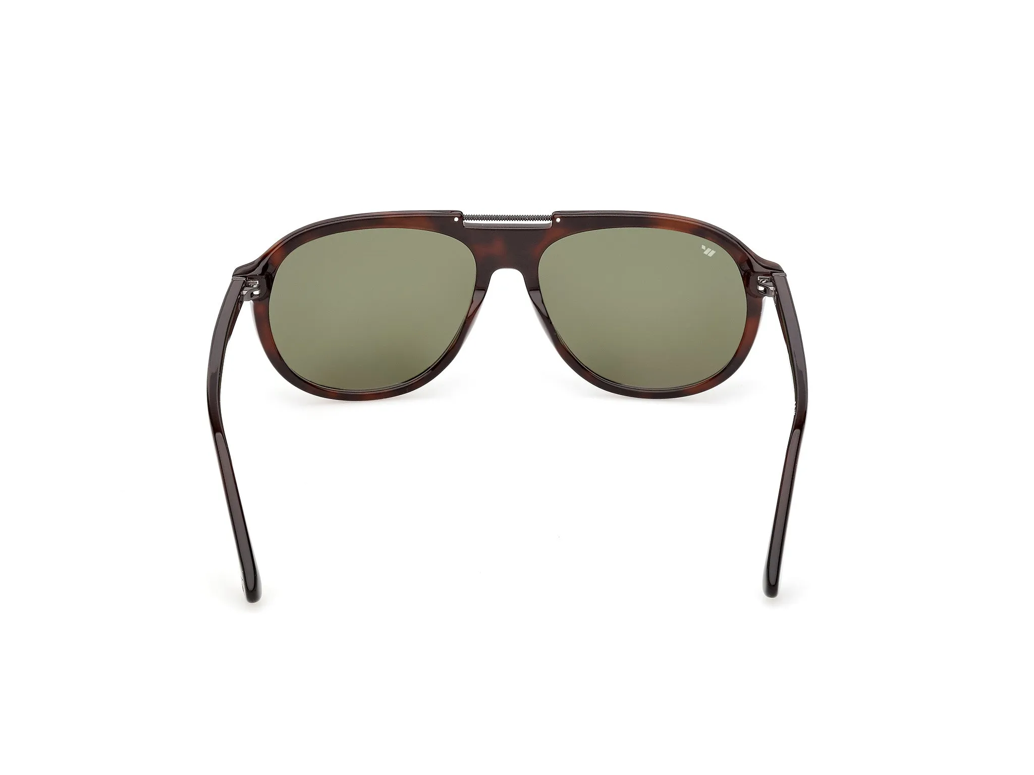 Web WE0394 56N Occhiali da sole Acetato Havana Verde Pilot Normale - immagine 4