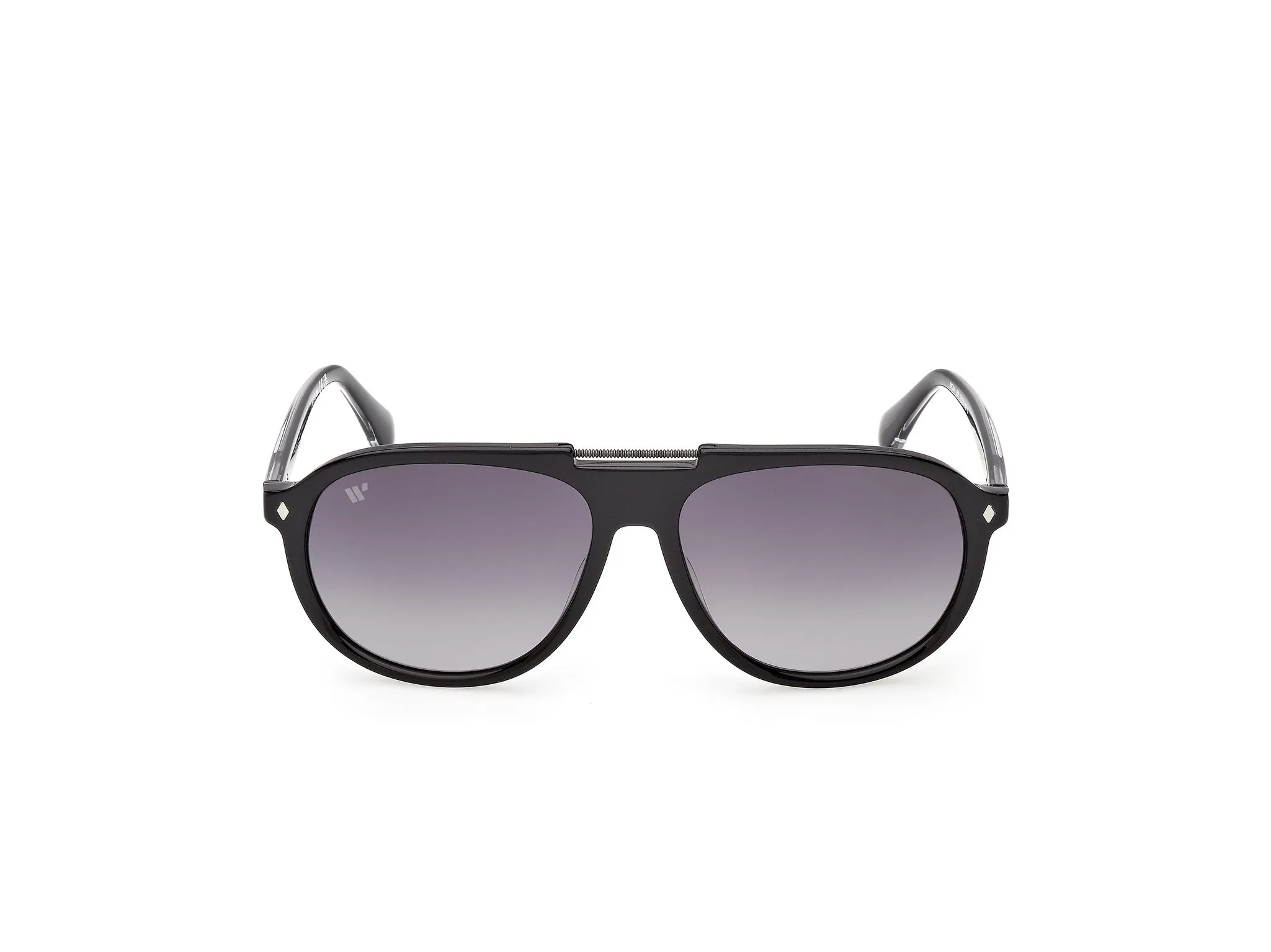 Web WE0394 05B Occhiali da sole Acetato Nero Fumo Pilot Normale - immagine 2
