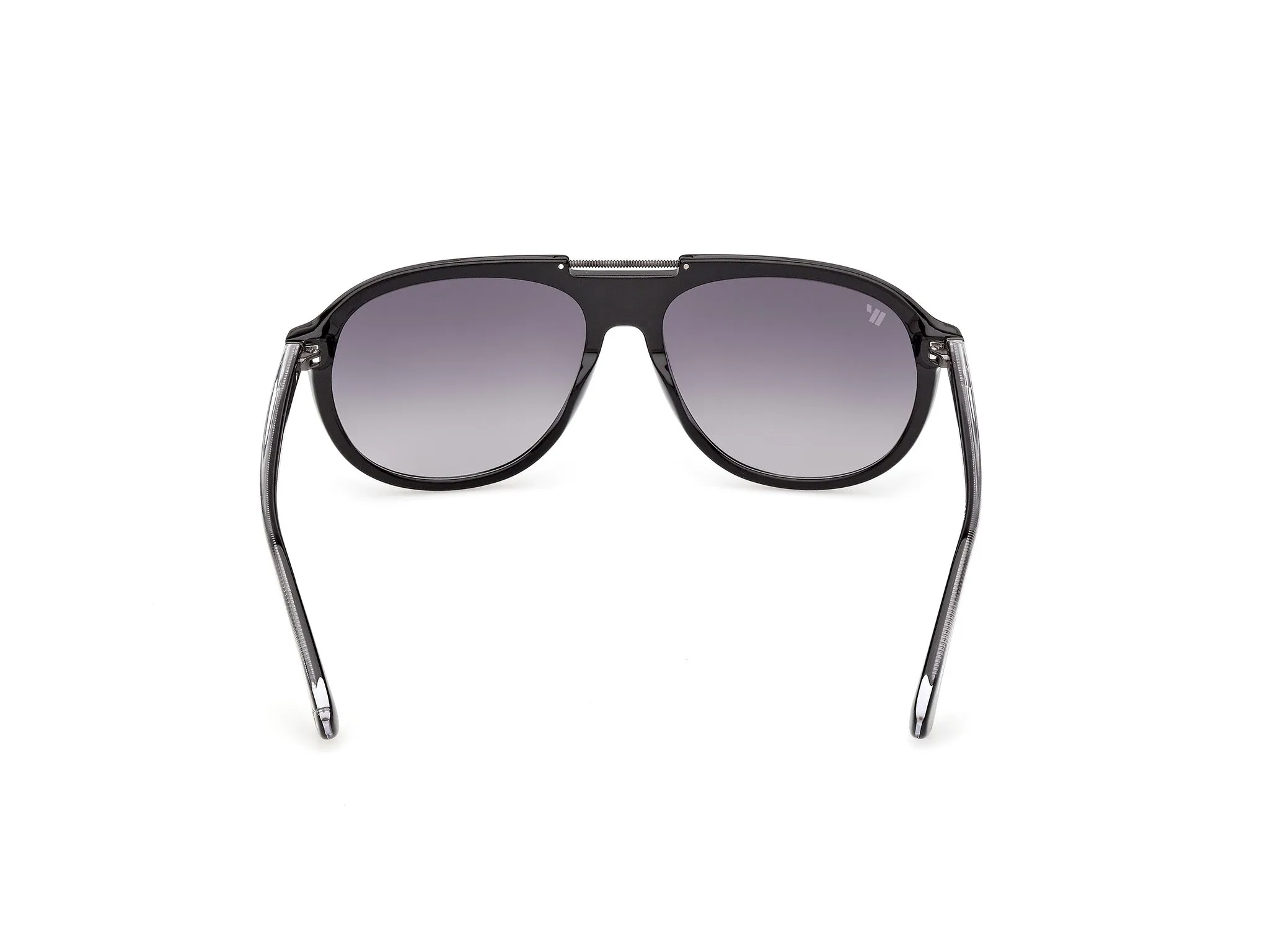 Web WE0394 05B Occhiali da sole Acetato Nero Fumo Pilot Normale - immagine 4