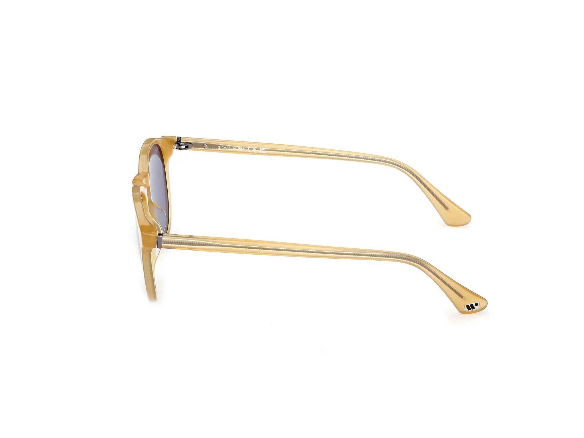 Web WE0328 41V Occhiali da sole Acetato Giallo Blu Rotonda Normale - immagine 3