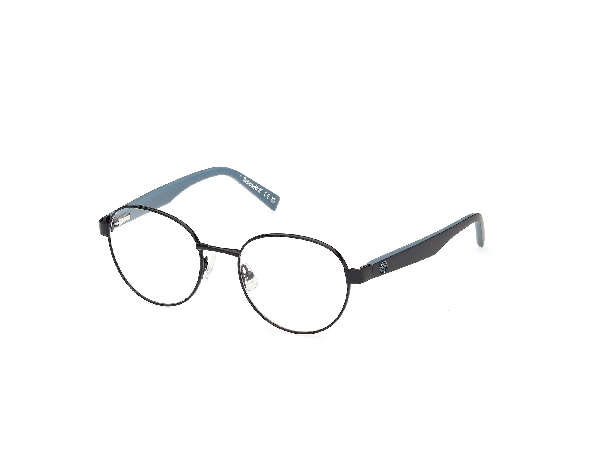 Timberland TB50102 001 Montature da vista Nero Rotonda Normale - immagine 1