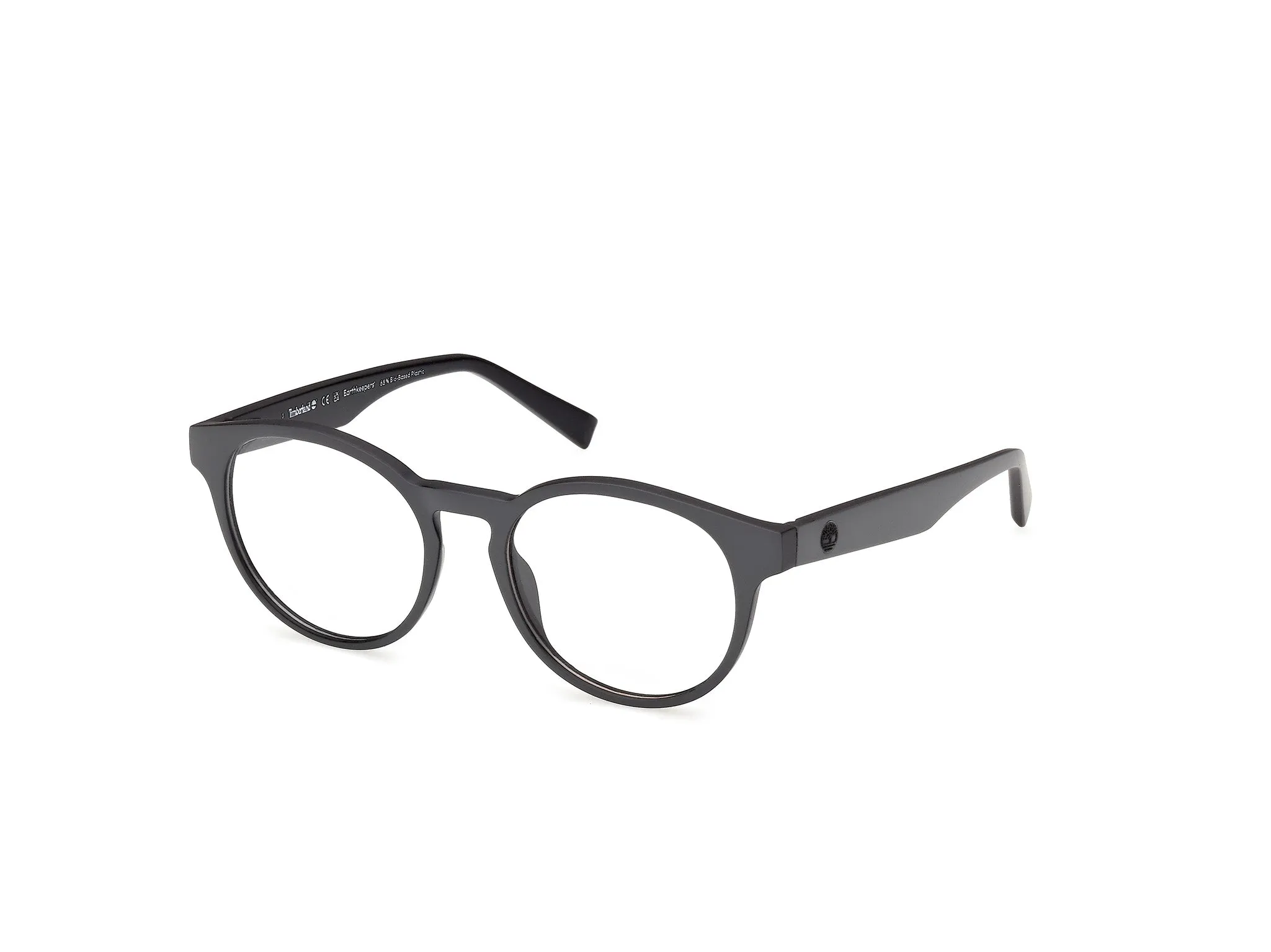 Timberland TB50101 020 Montature da vista Iniettato Grigio Rotonda Normale - immagine 1