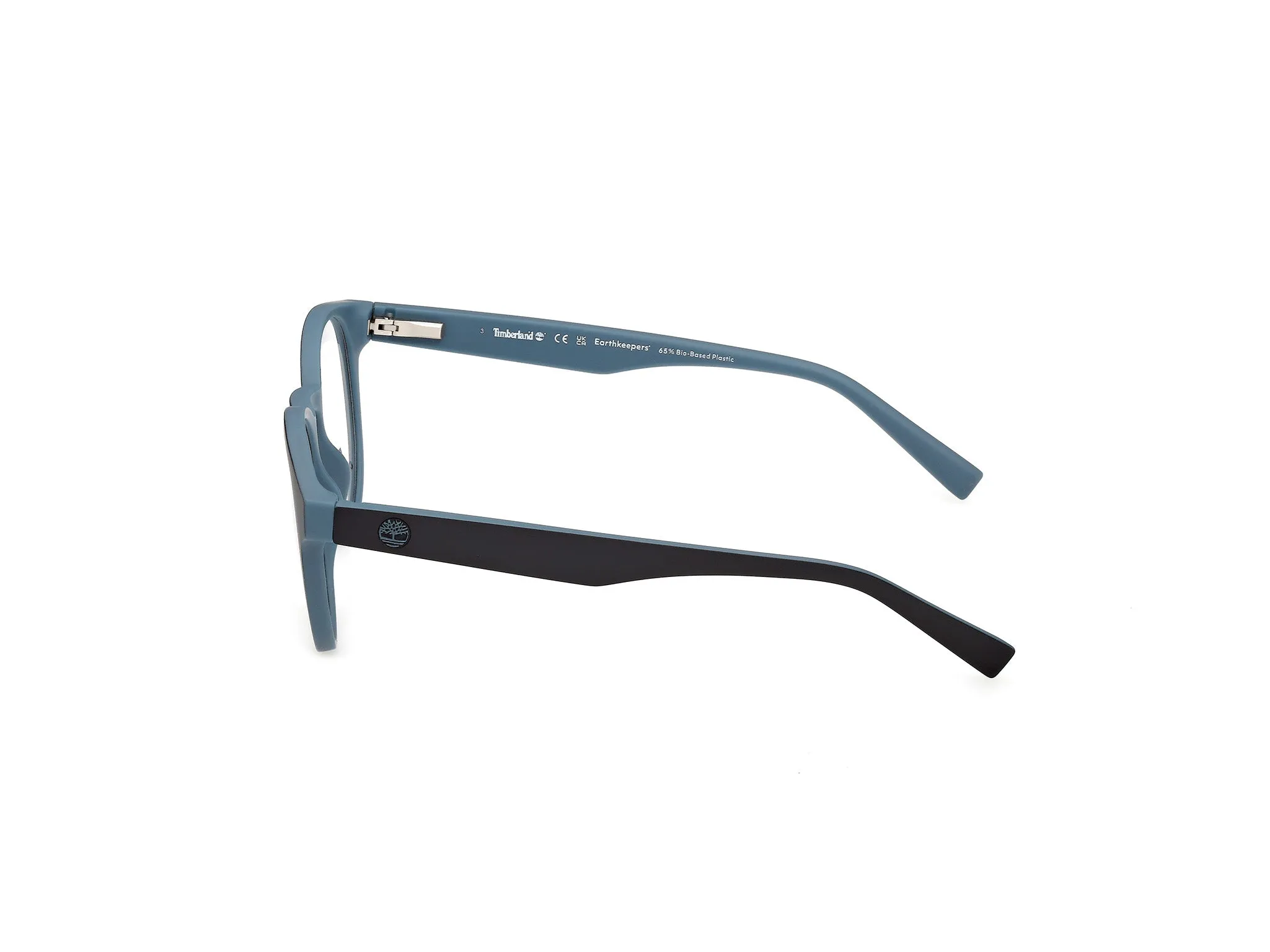 Timberland TB50101 002 Montature da vista Iniettato Nero Rotonda Normale - immagine 3