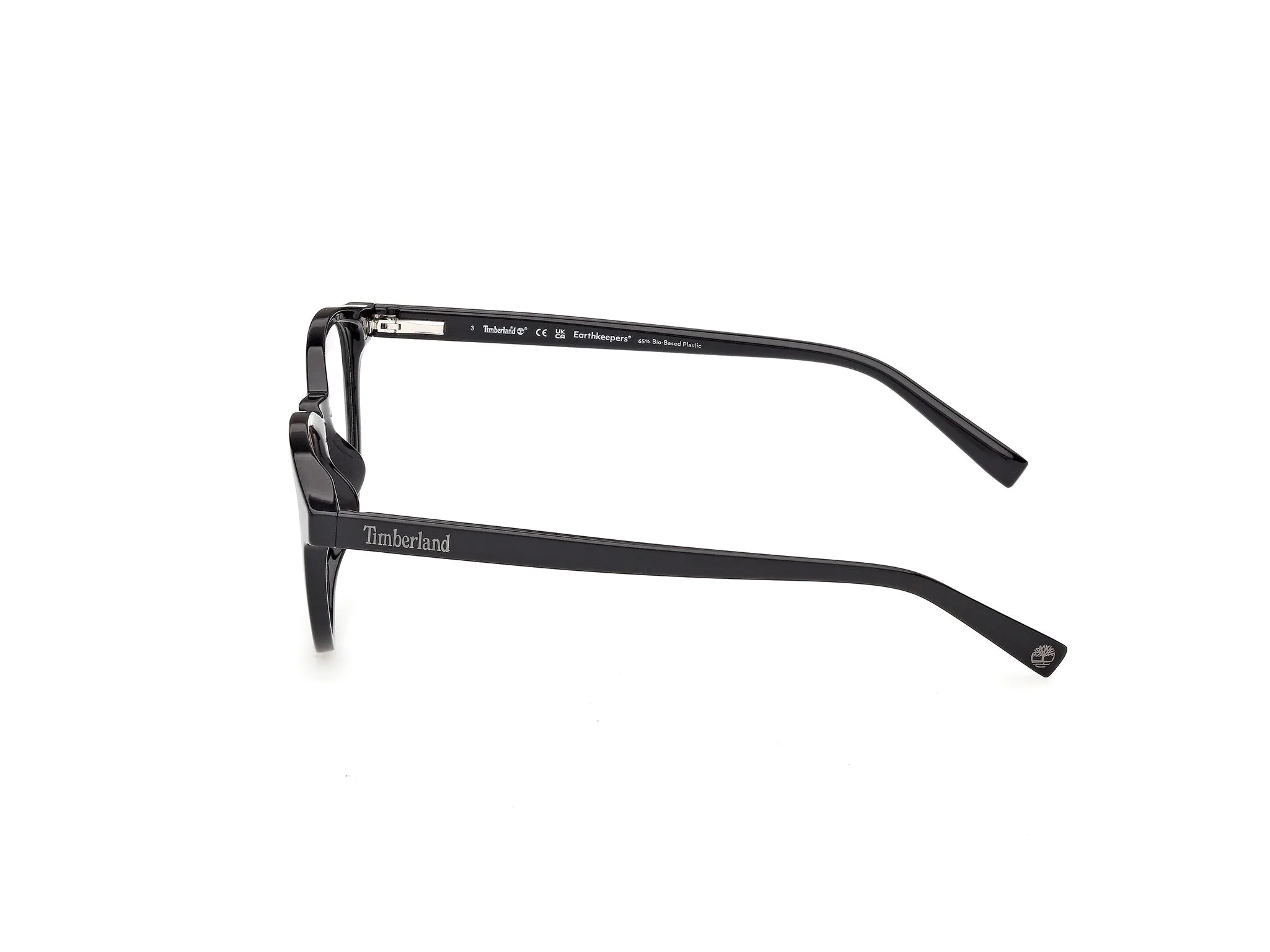 Timberland TB50100-H 005 Montature da vista Iniettato Nero Rotonda Normale - immagine 3