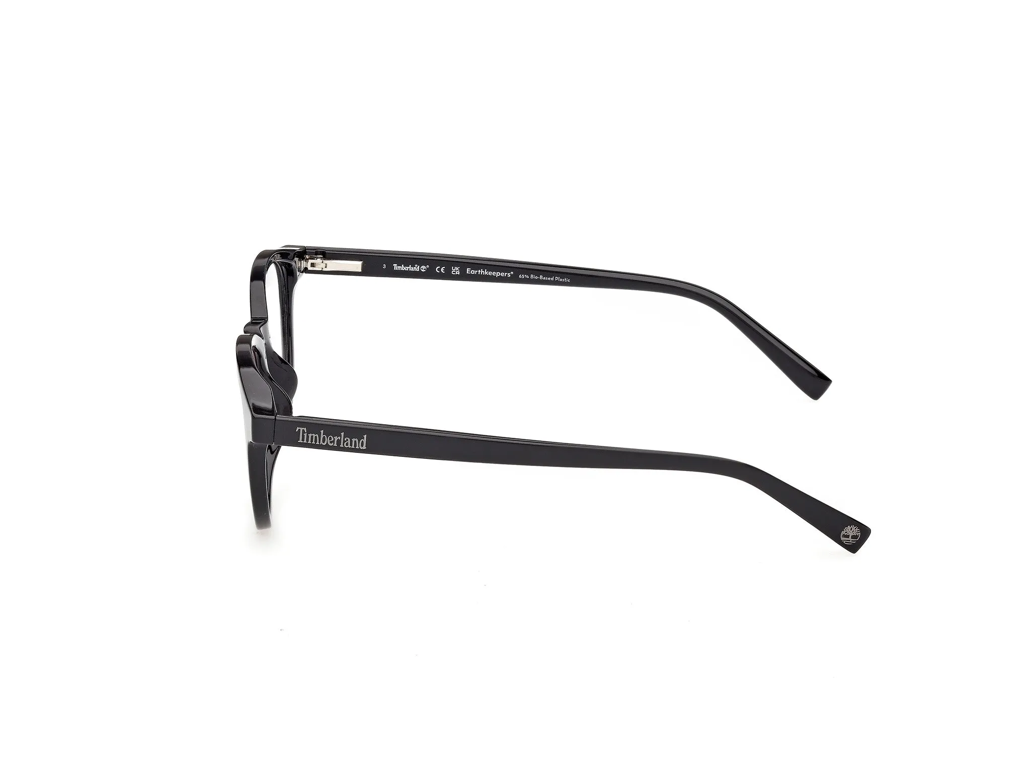 Timberland TB50100-H 001 Montature da vista Iniettato Nero Rotonda Normale - immagine 3