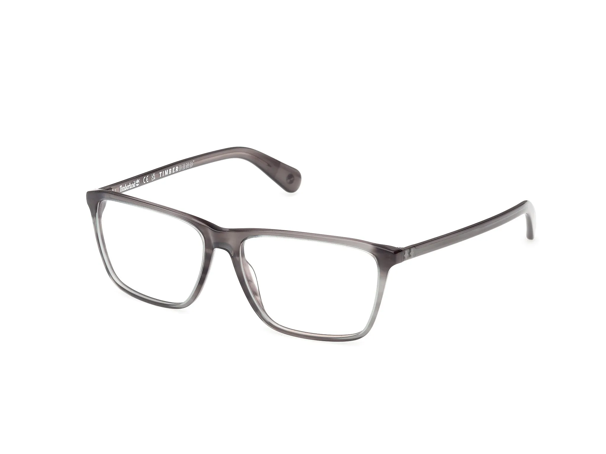 Timberland TB50098 065 Montature da vista Acetato Grigio Squadrata Normale - immagine 1