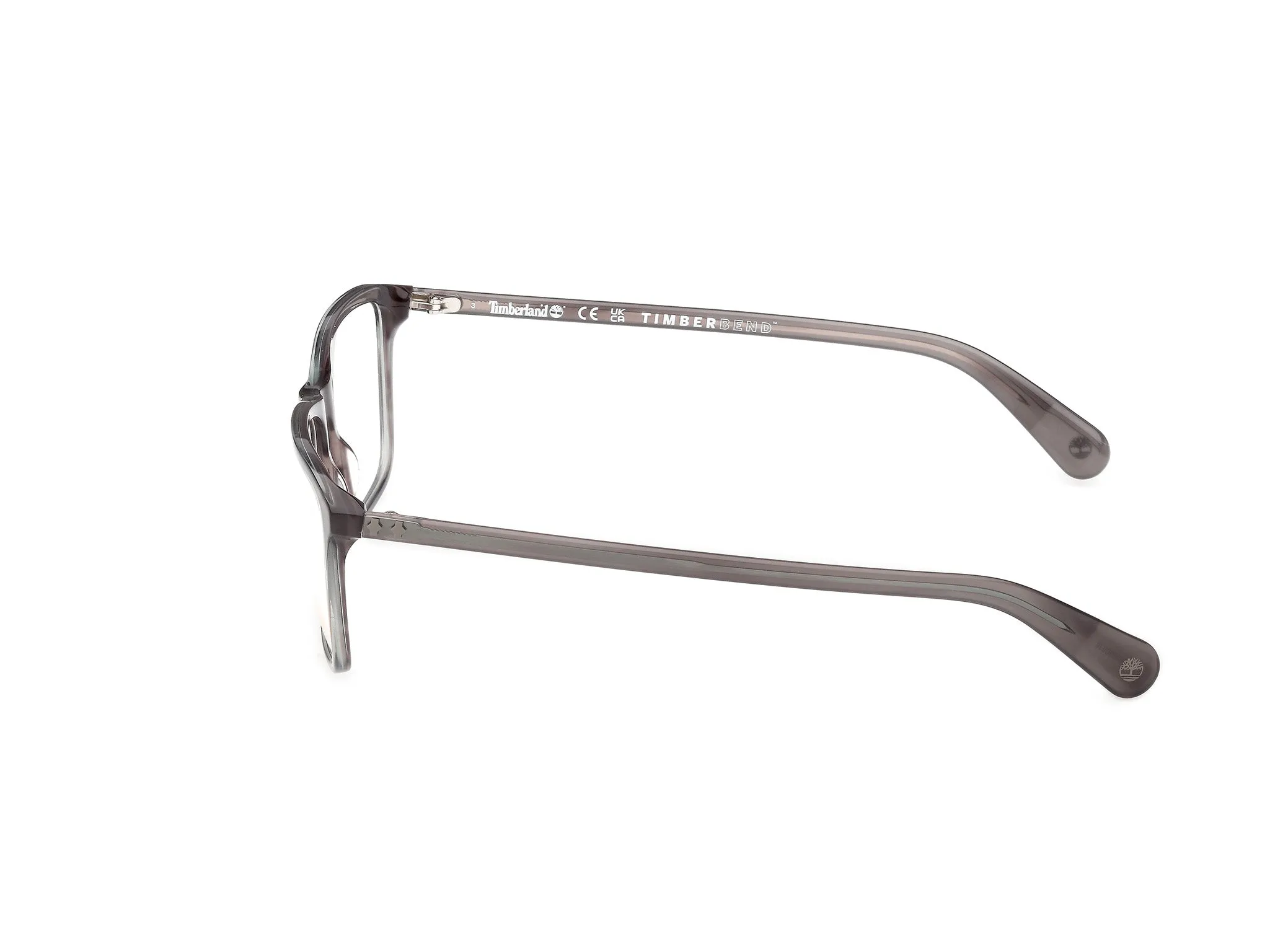 Timberland TB50098 065 Montature da vista Acetato Grigio Squadrata Normale - immagine 3
