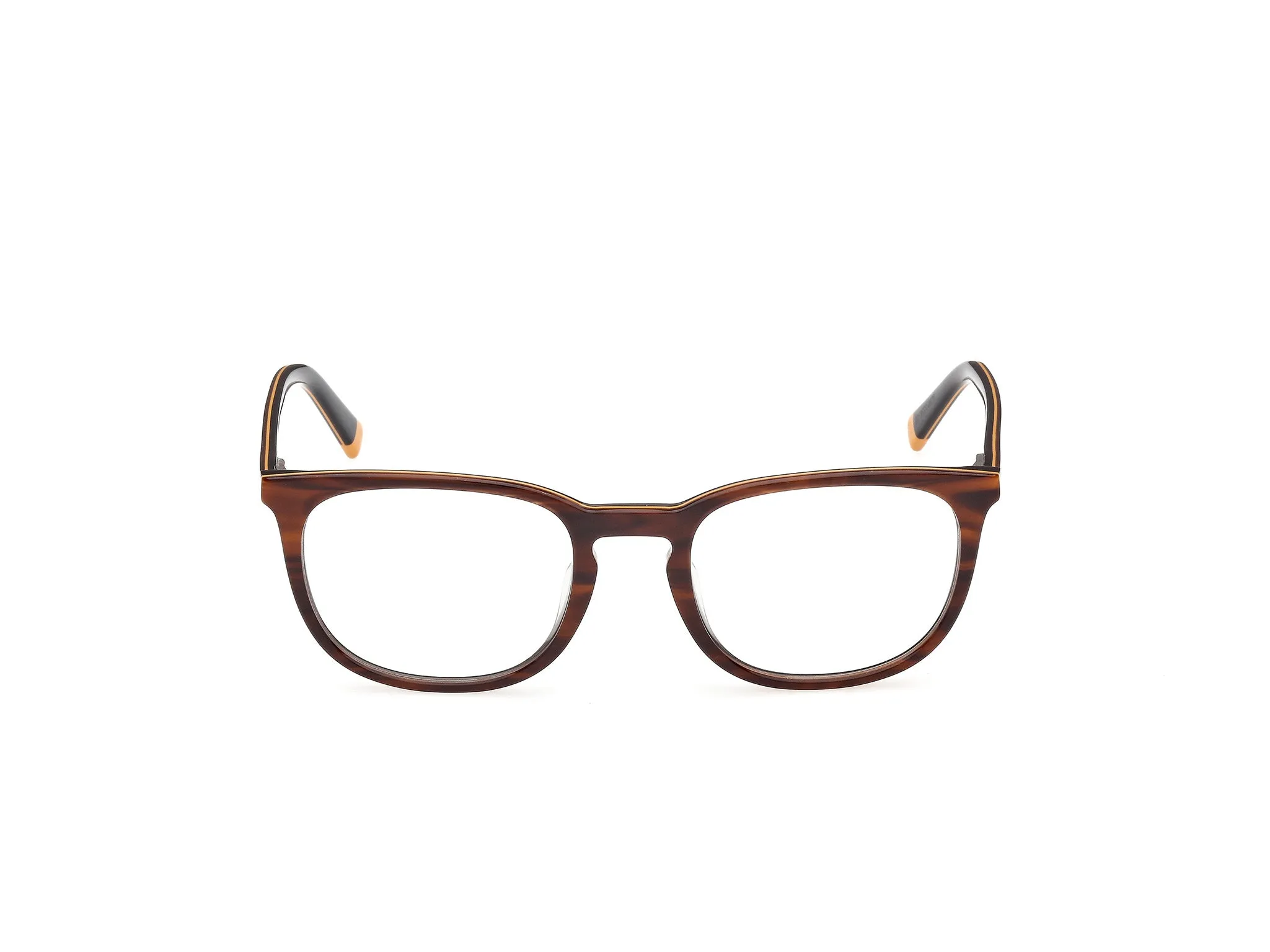 Timberland TB50096-H 062 Montature da vista Acetato Marrone Rotonda Normale - immagine 2
