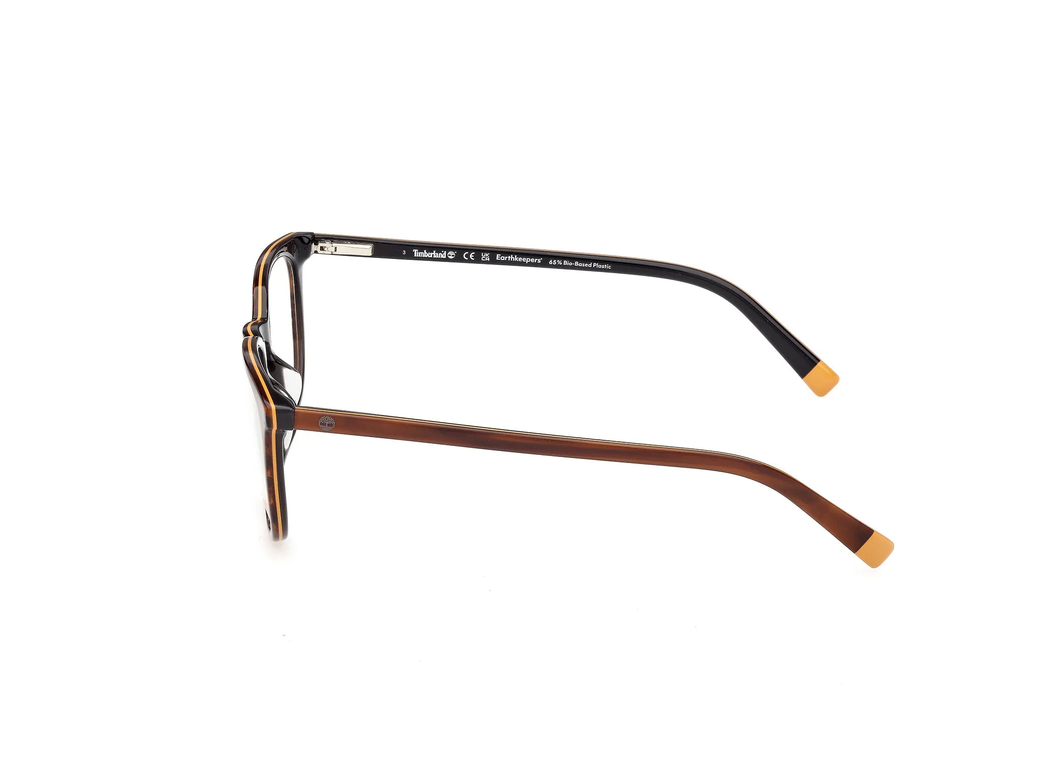 Timberland TB50096-H 062 Montature da vista Acetato Marrone Rotonda Normale - immagine 3