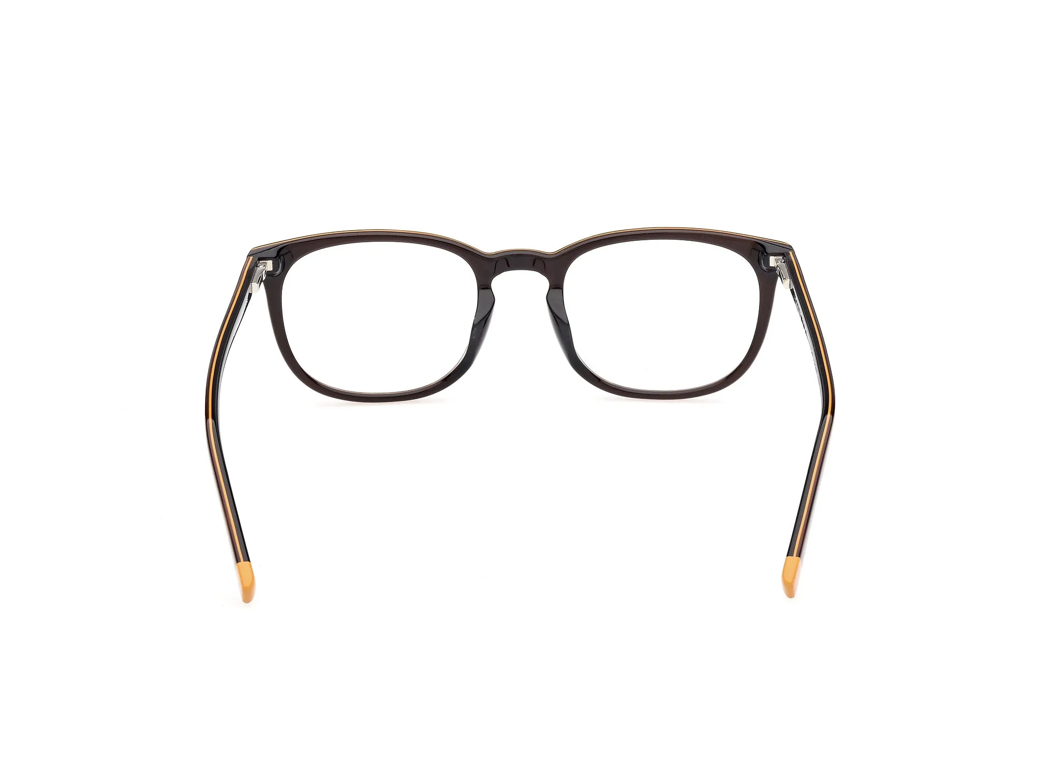Timberland TB50096-H 062 Montature da vista Acetato Marrone Rotonda Normale - immagine 4