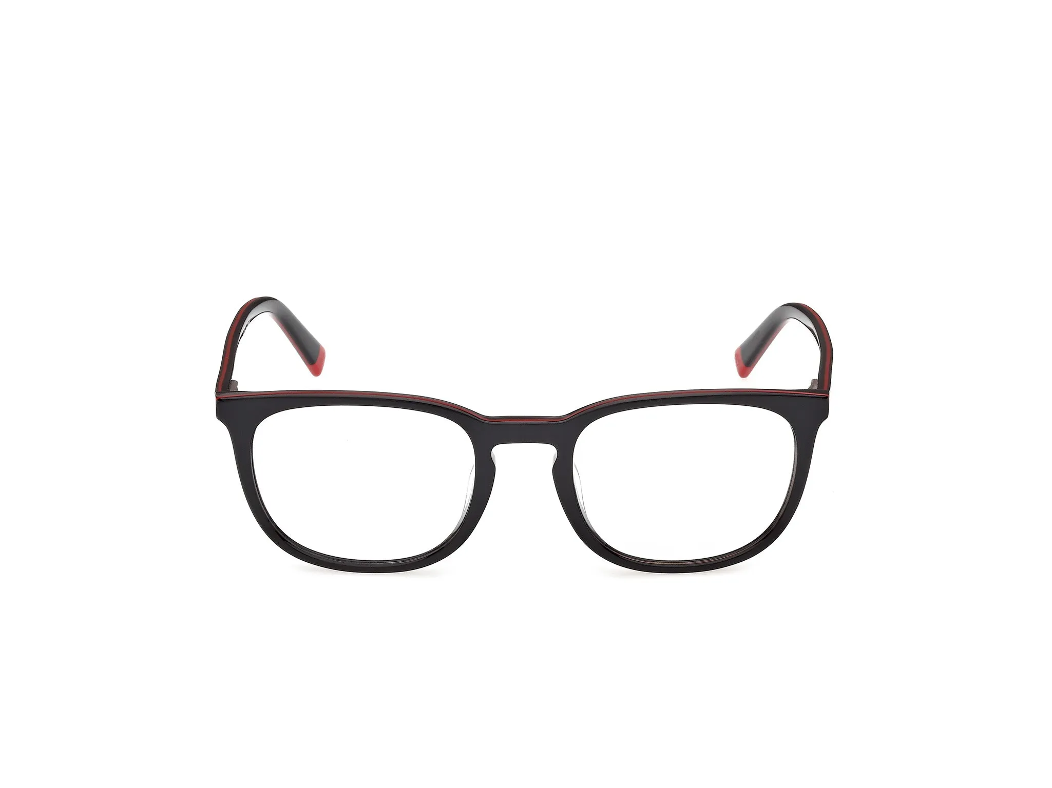 Timberland TB50096-H 001 Montature da vista Acetato Nero Rotonda Normale - immagine 2