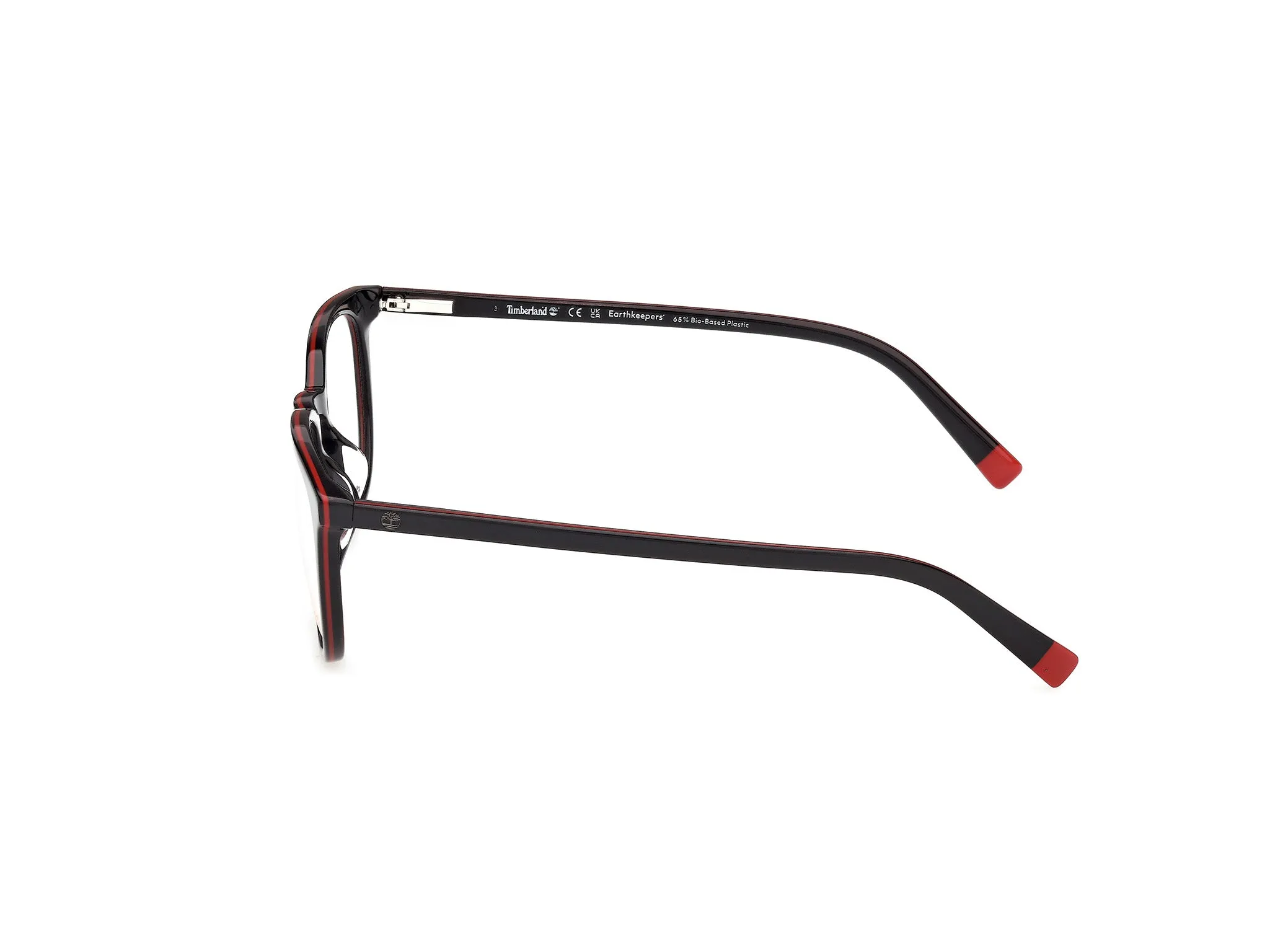 Timberland TB50096-H 001 Montature da vista Acetato Nero Rotonda Normale - immagine 3