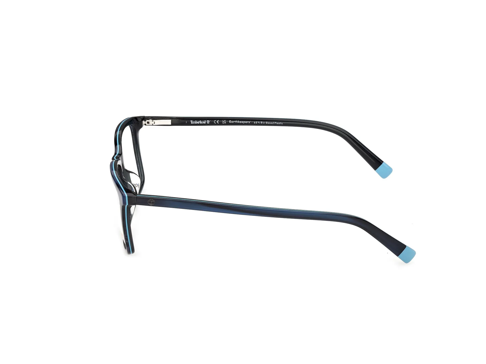 Timberland TB50095-H 064 Montature da vista Acetato Blu Squadrata Normale - immagine 3